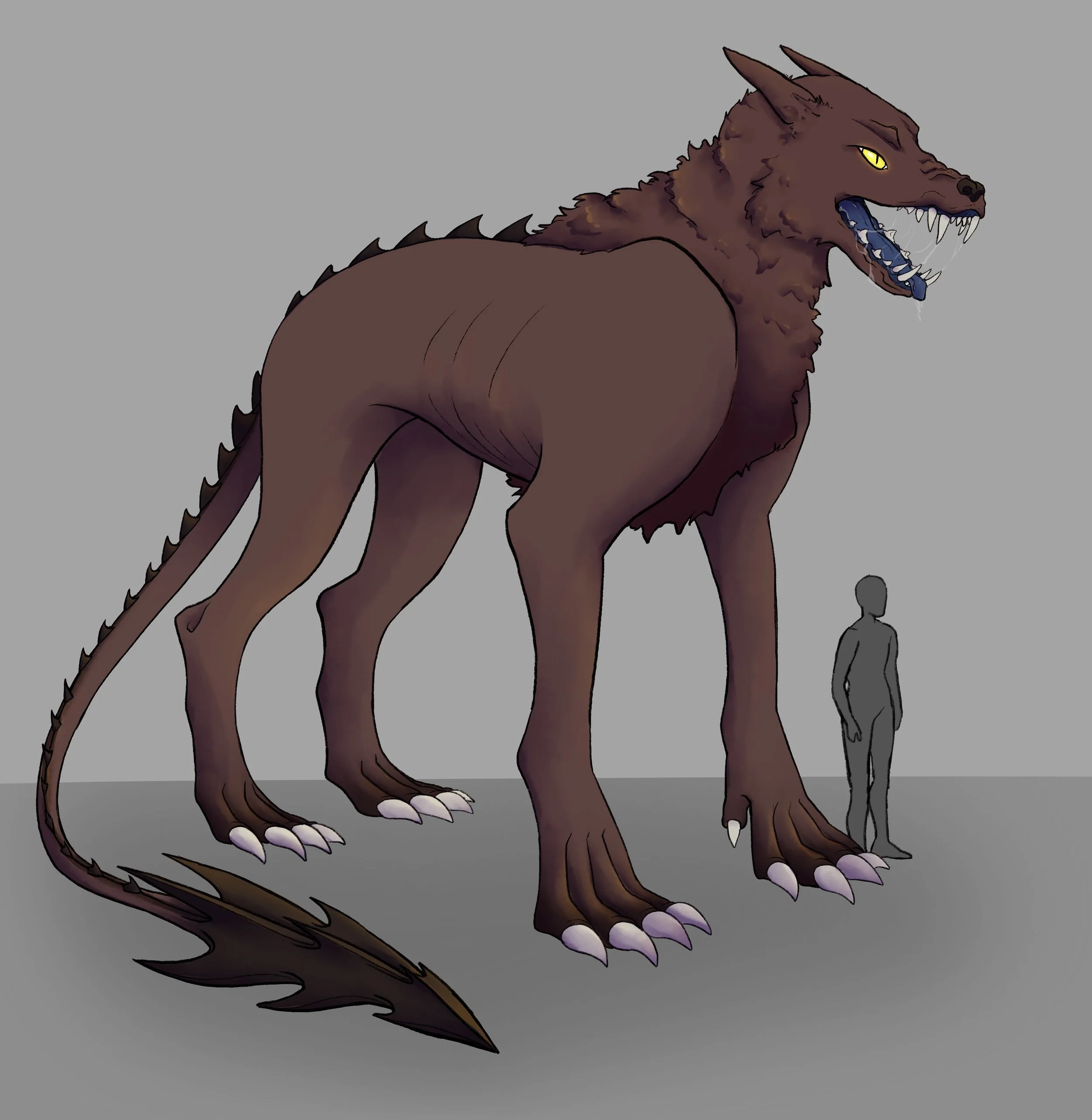 Canine Creature Écorché - Skin