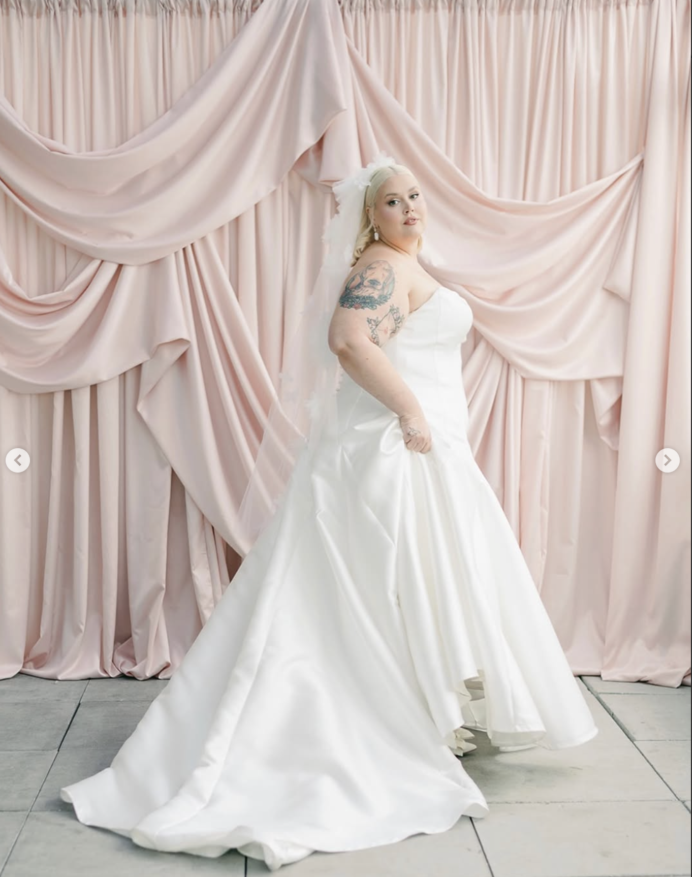Draped Backdrop for Abby Bible, NYC