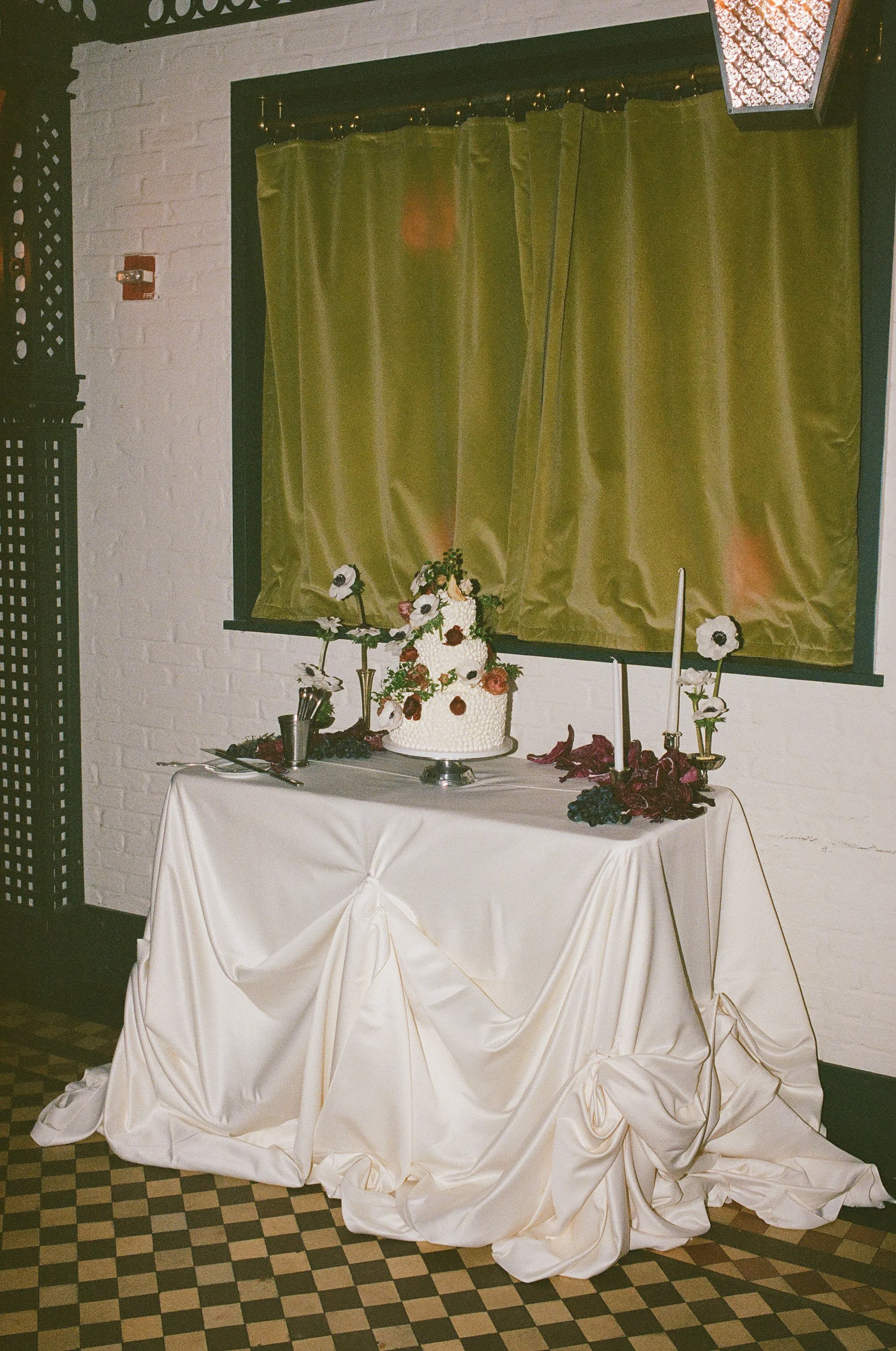 Table Styling & Linen Drapery at Hotel Chelsea, NYC