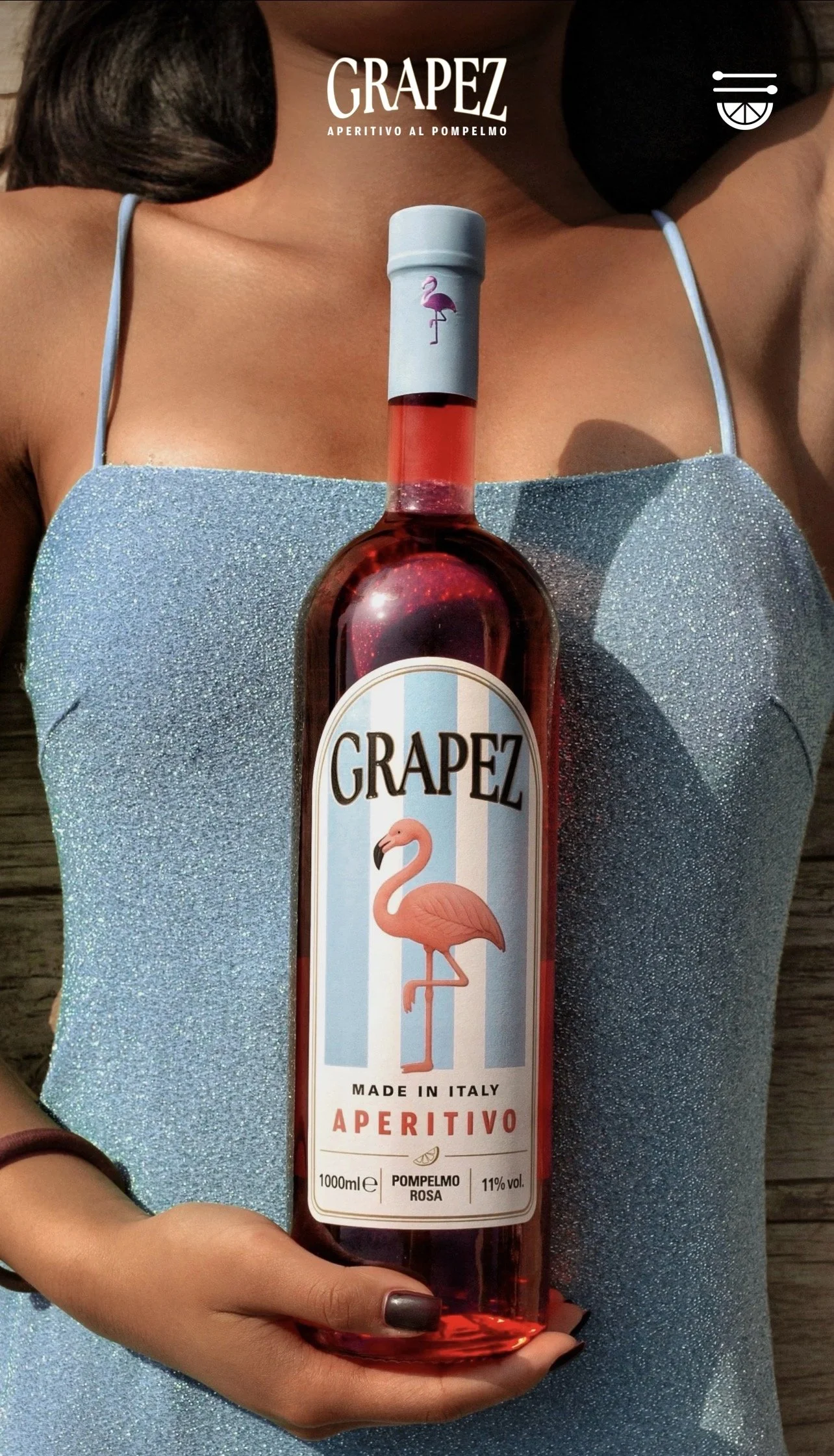 Grapez: A vibrant web presence designed for the iconic pink grapefruit Italian aperitivo born in Tuscany. The project involved translating the brand’s fresh, bold visual identity—inspired by the pink flamingos of the Orbetello Oasis—into a sleek, hig