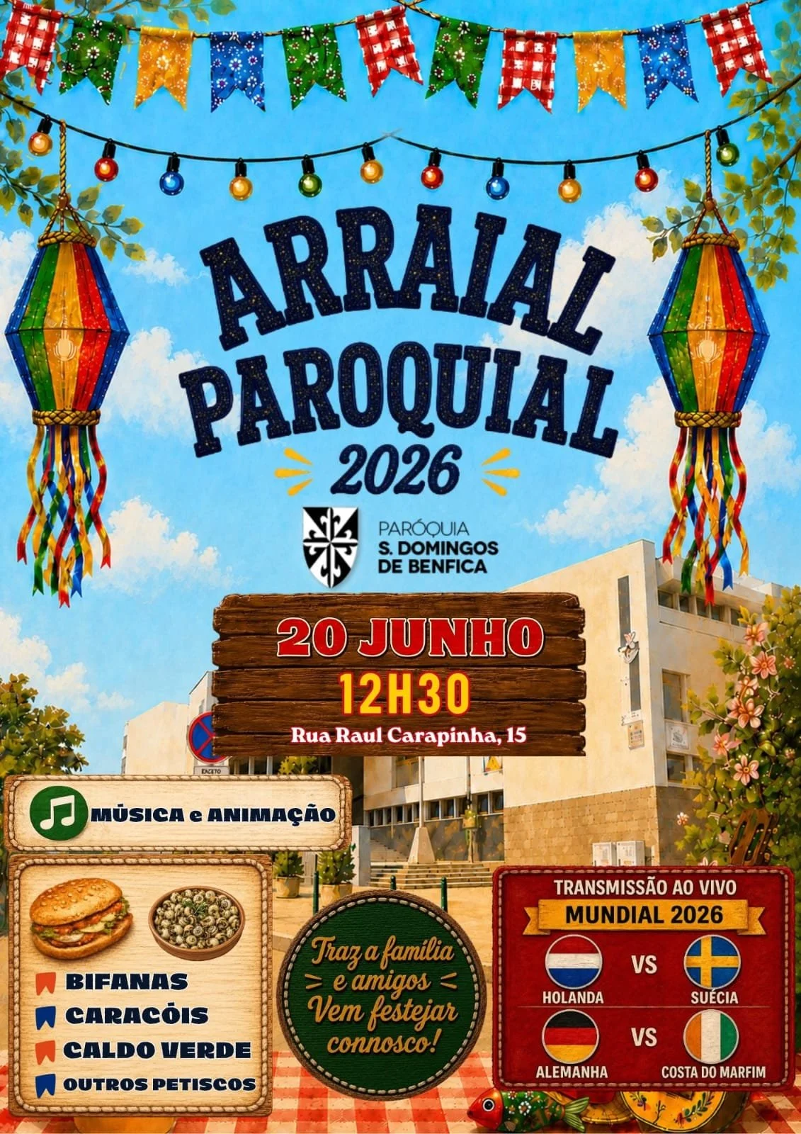 Arraial Paroquial 2026