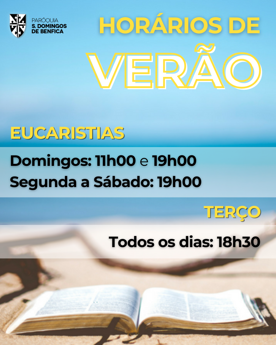 Horários de Verão 2026