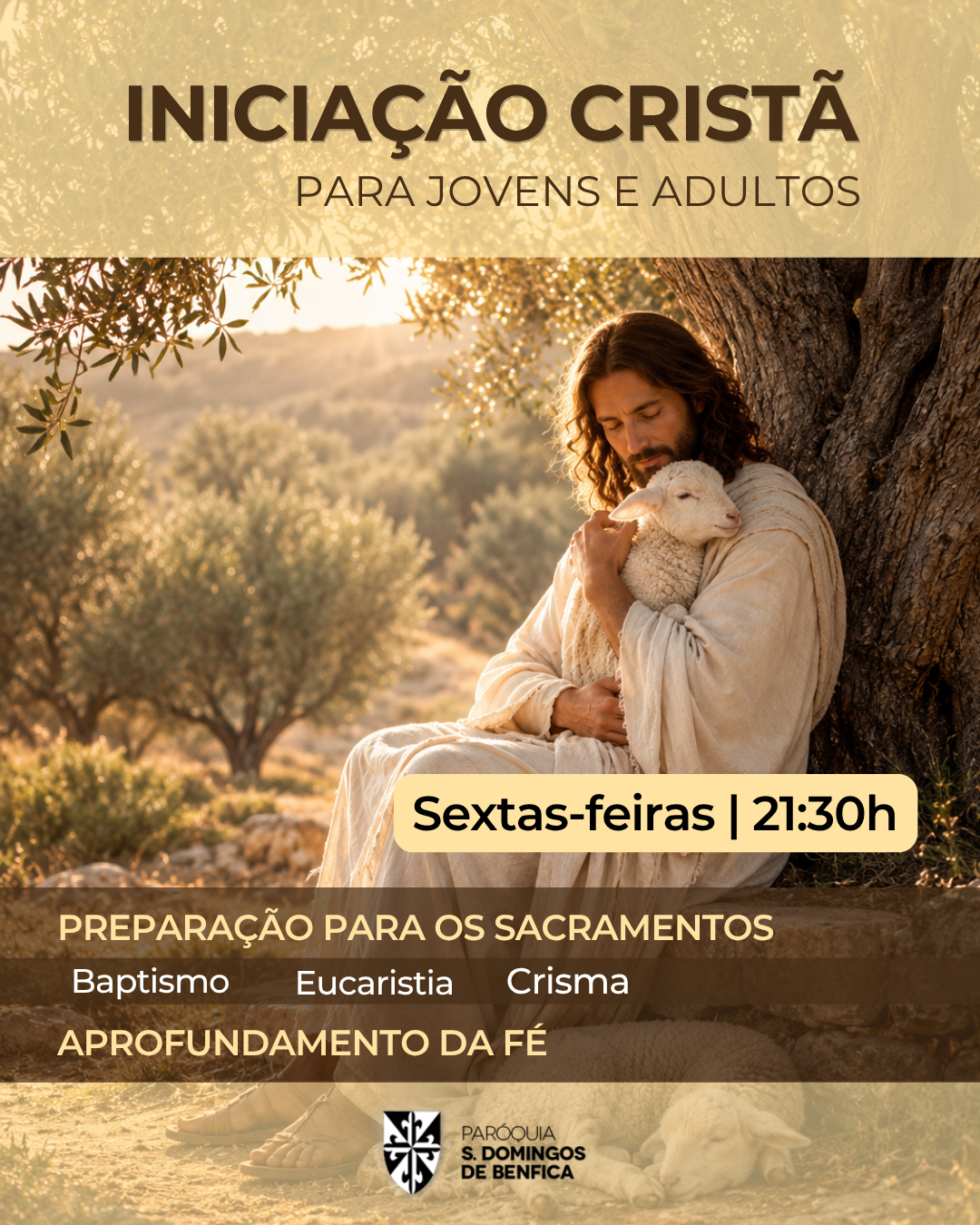 Iniciação Cristã para Jovens e Adultos - inscrições abertas!