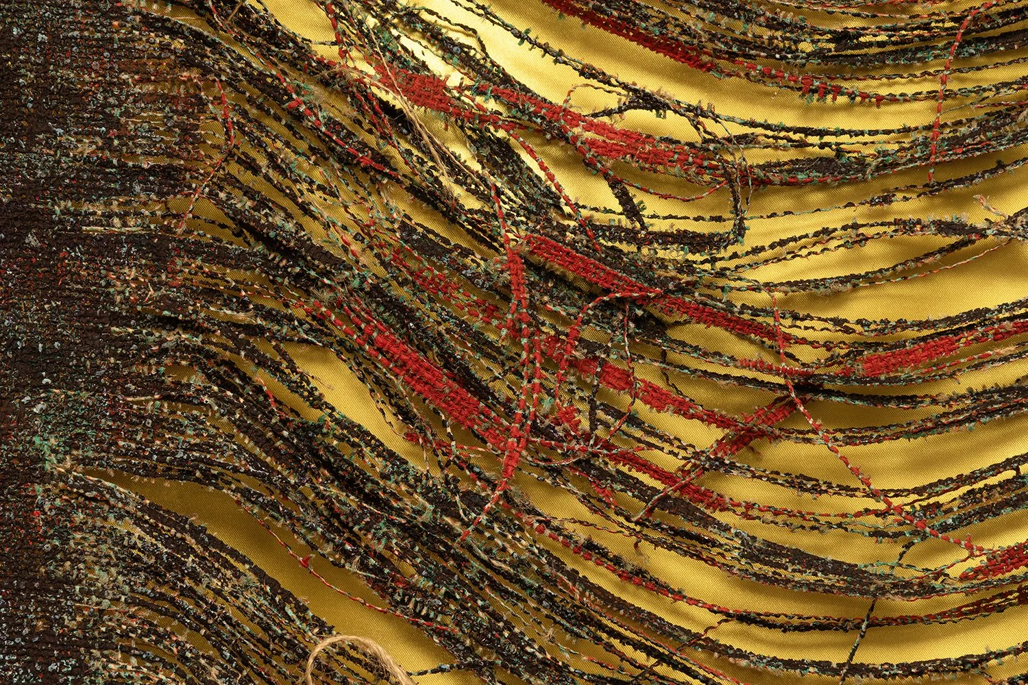 Overcoming 2 - Detail 3 - Acrylic and cut on canvas