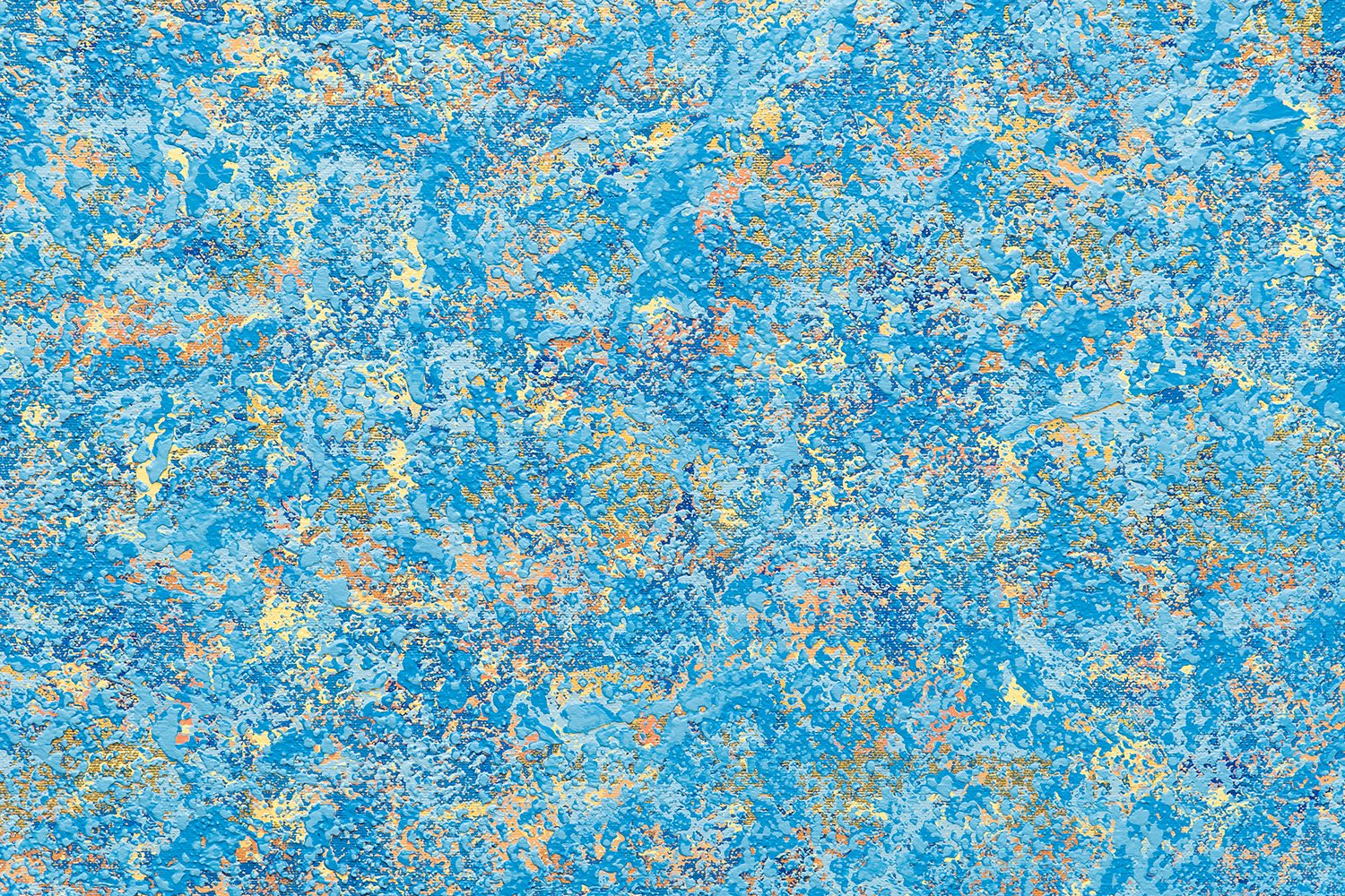 Ocean Ripples 5 - Detail 3 - Acrylic on canvas