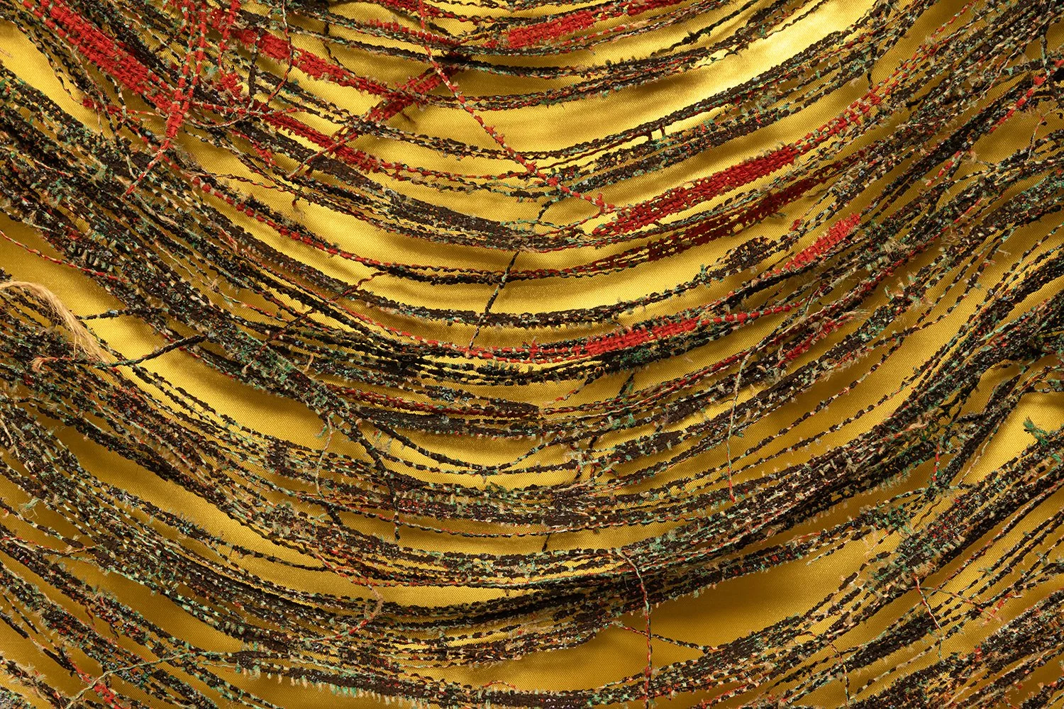 Overcoming 2 - Detail 1 - Acrylic and cut on canvas