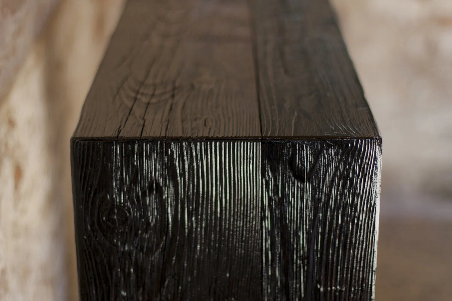 Assoluti 1 - Detail 3 - Paint on raw wood and copper tubes