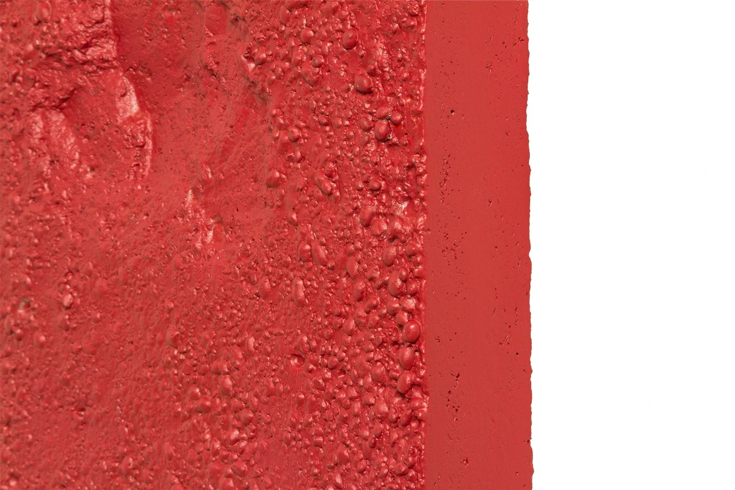 Detriti 3 - Detail 6 - Concrete, iron and paint