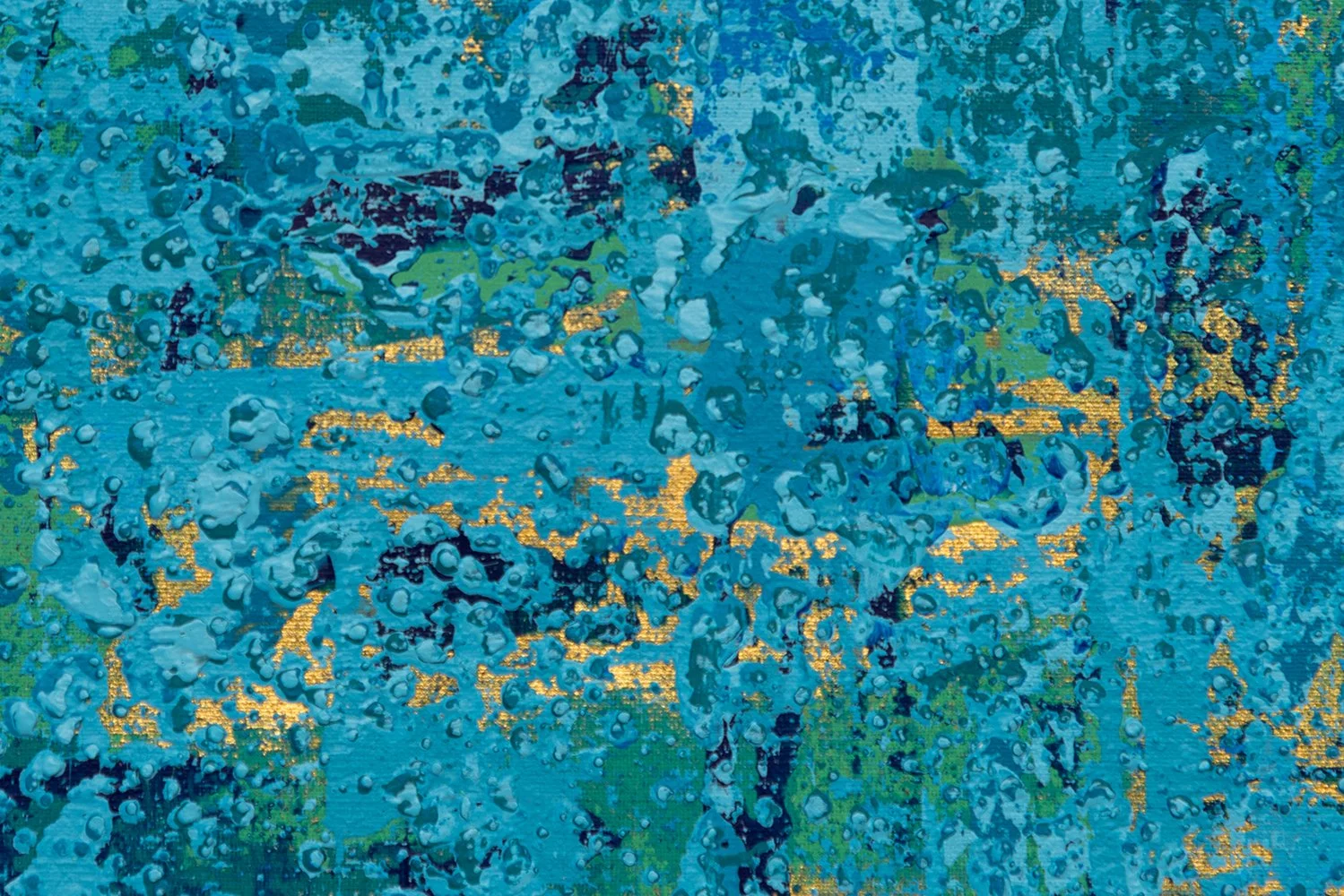 Ocean Ripples 1 - Detail 6 - Acrylic on canvas