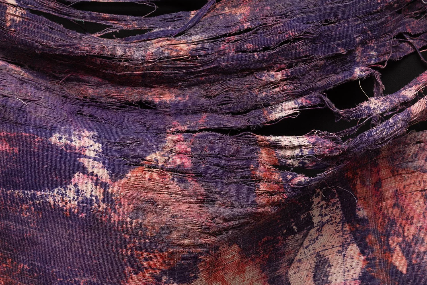 Overcoming 1 - Detail 3 - Acrylic and cut on canvas