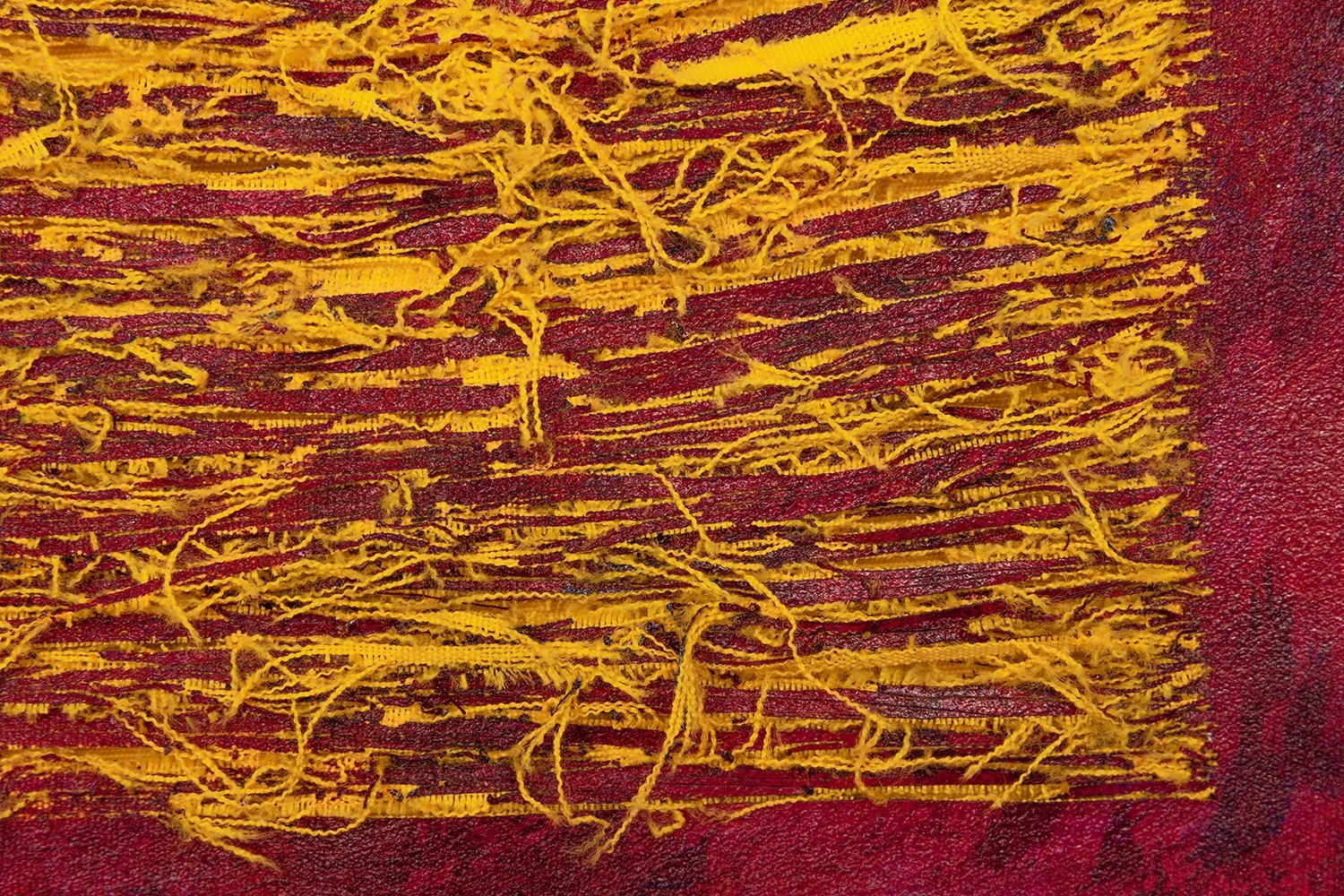 Overcoming 3 - Detail 2 - Acrylic and cut on canvas