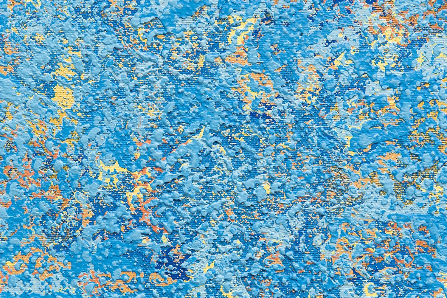 Ocean Ripples 5 - Detail 4 - Acrylic on canvas