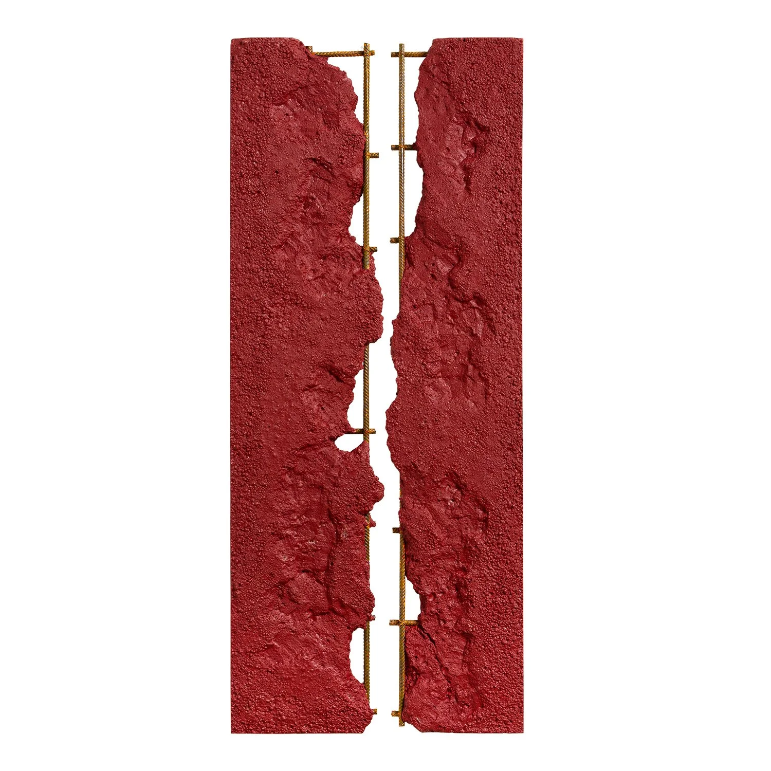 Detriti 3 - Abstract work - Concrete, iron and paint