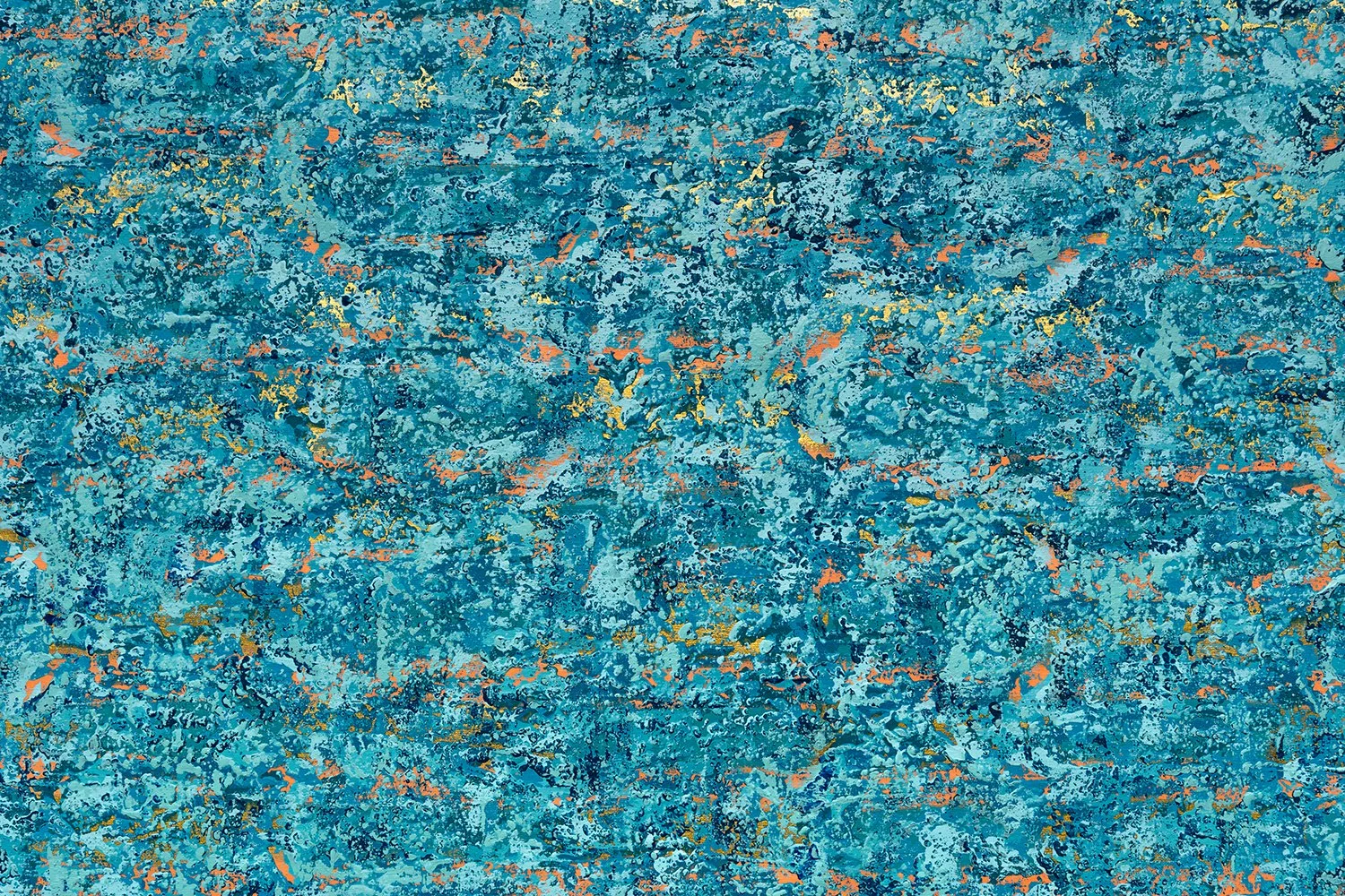 Ocean Ripples 3 - Detail 2 - Acrylic on canvas