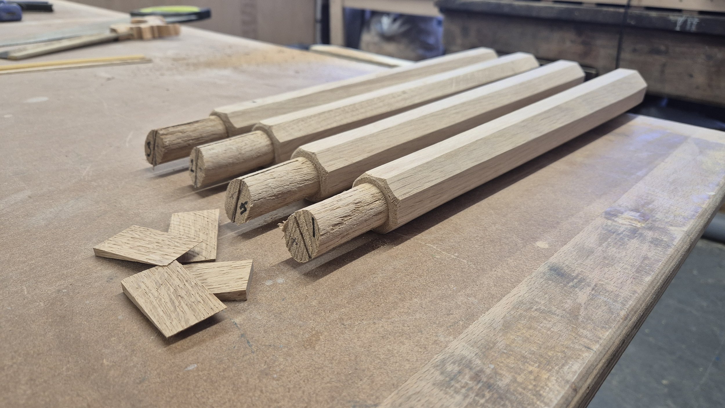 First chair glued up