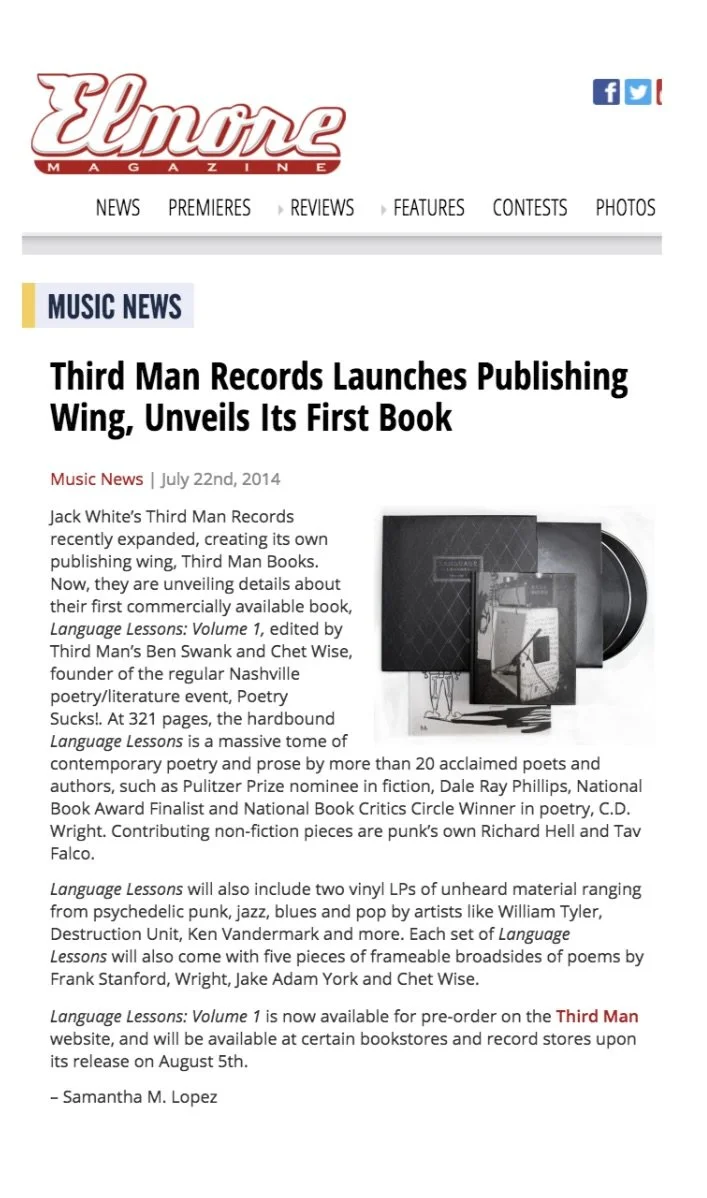 Third Man Records Launches Publishing Wing