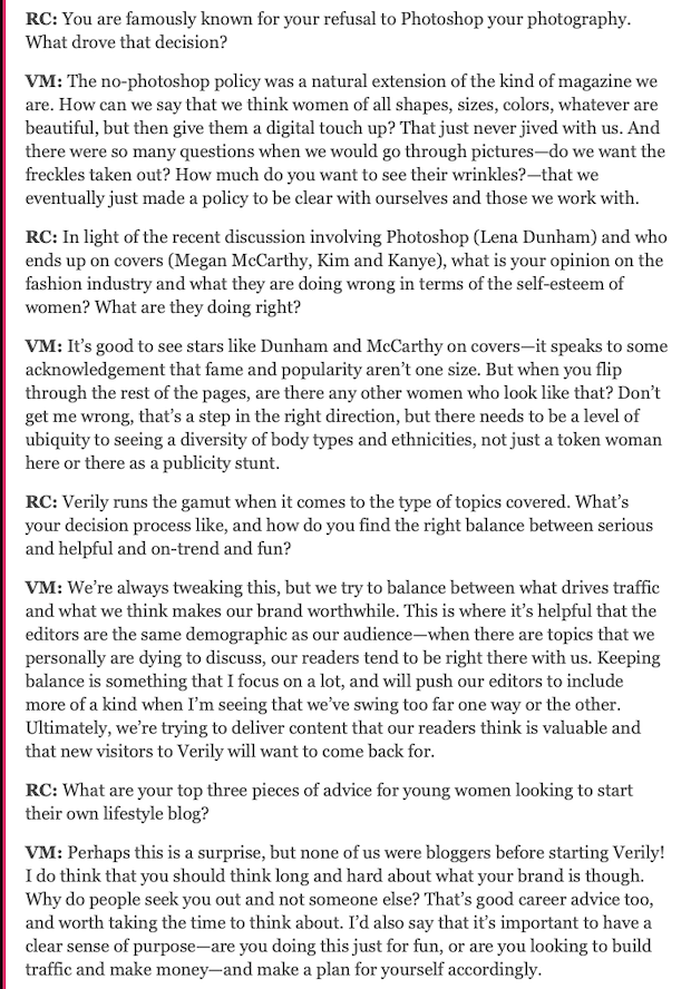 Renegade Chicks – 10 Question Meet and Greet with Verily Magazine Co-Founder and Editor-in-Chief