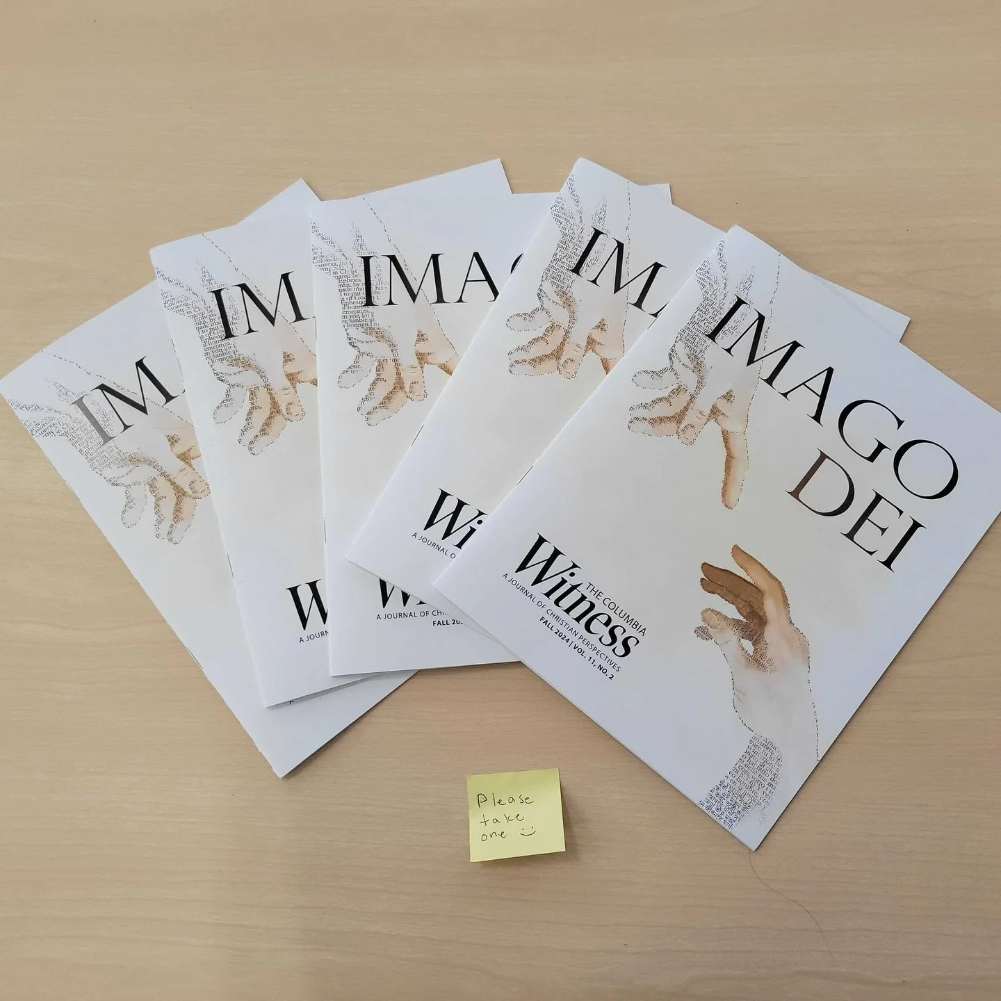 Ready for a game of hide and seek? Our latest issue Imago Dei is hiding out in the lounges and common areas&mdash;find it before someone else does! 📚👀