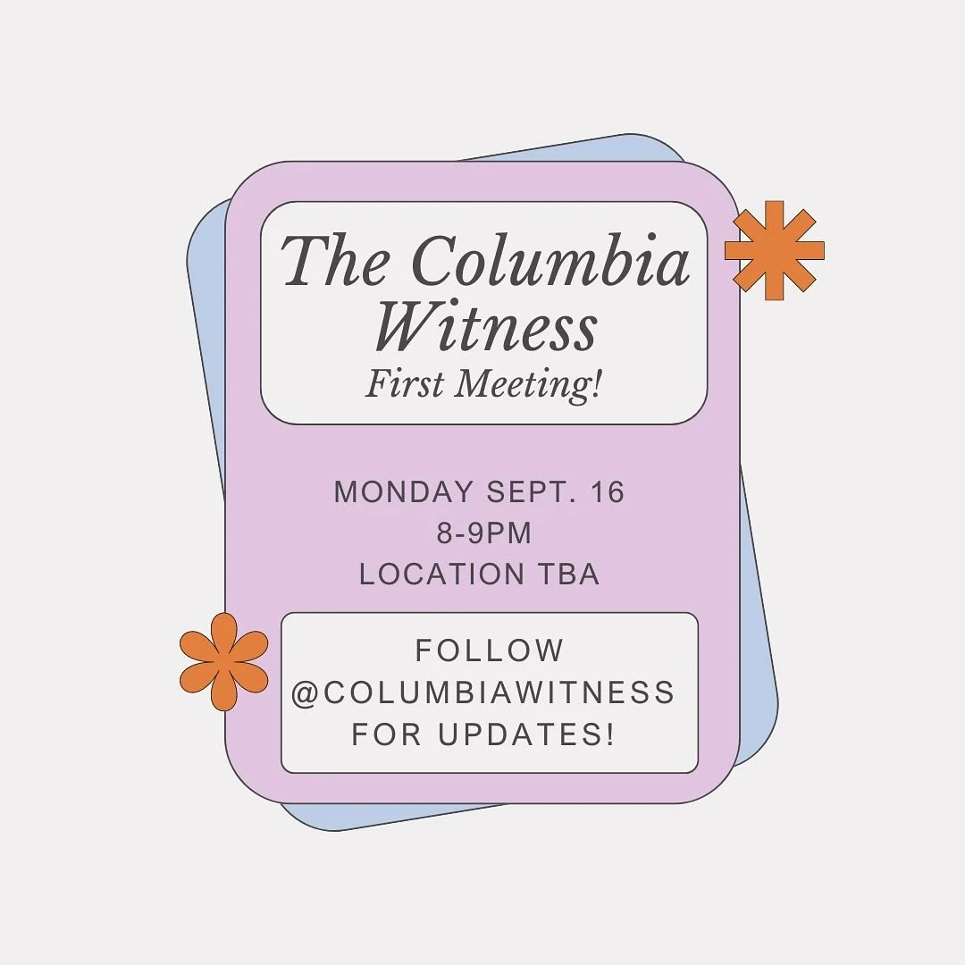We will have our first staff meeting next Monday 9/16 at 8pm! All are welcome - even if you&rsquo;re not sure if you want to join yet. See you there!🤗