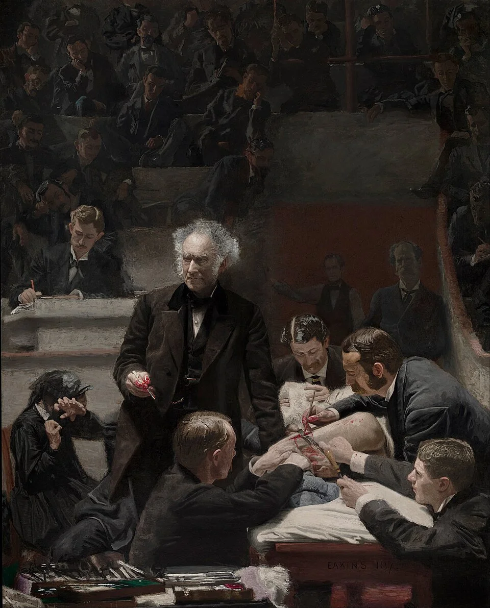 #bornonthisday #ThomasEakins was an #americanrealist artist and widely acknowledged to be one of the most important American artists. 

Thomas Eakins&rsquo;s Portrait of Dr. Samuel D. Gross (The Gross Clinic) is widely considered the greatest America