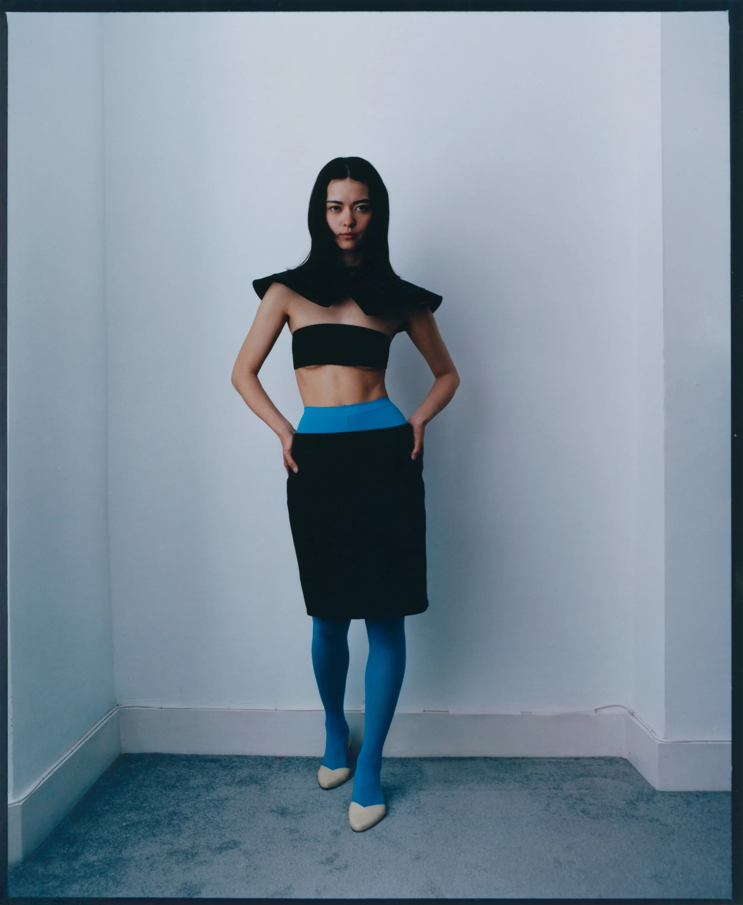styling by Claire McKinstry; Elle Erasmus seen by Asher Herr. hair by Saya Hashimoto, photo assistant: Sudheha Amerasinghe