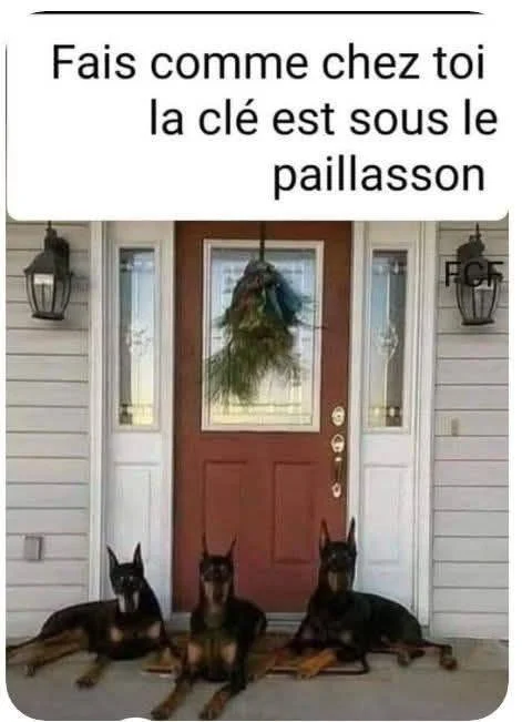 Il en manque un pour ma porte d entree &hellip; 
Qui veut essayer 😉