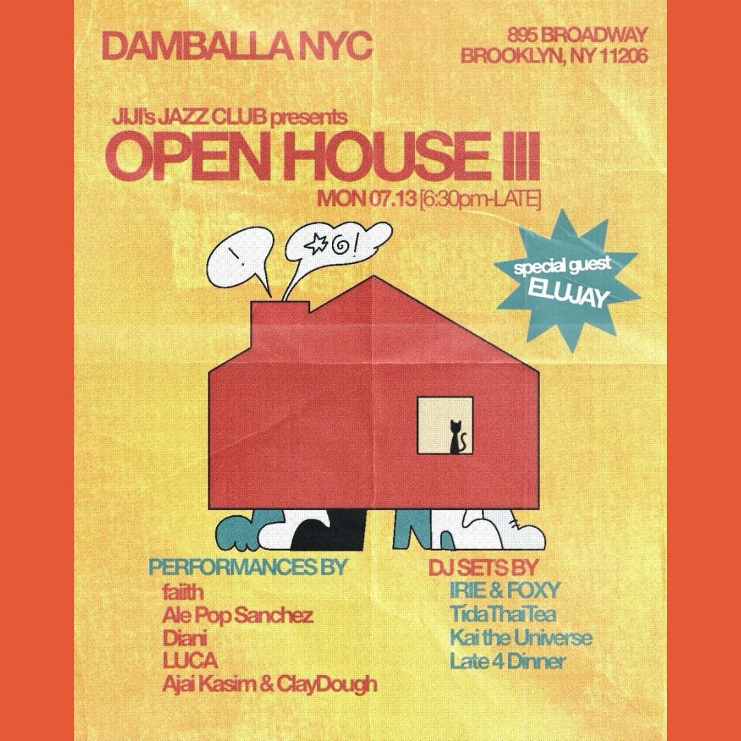 JIJI’S JAZZ CLUB Presents: OPEN HOUSE III