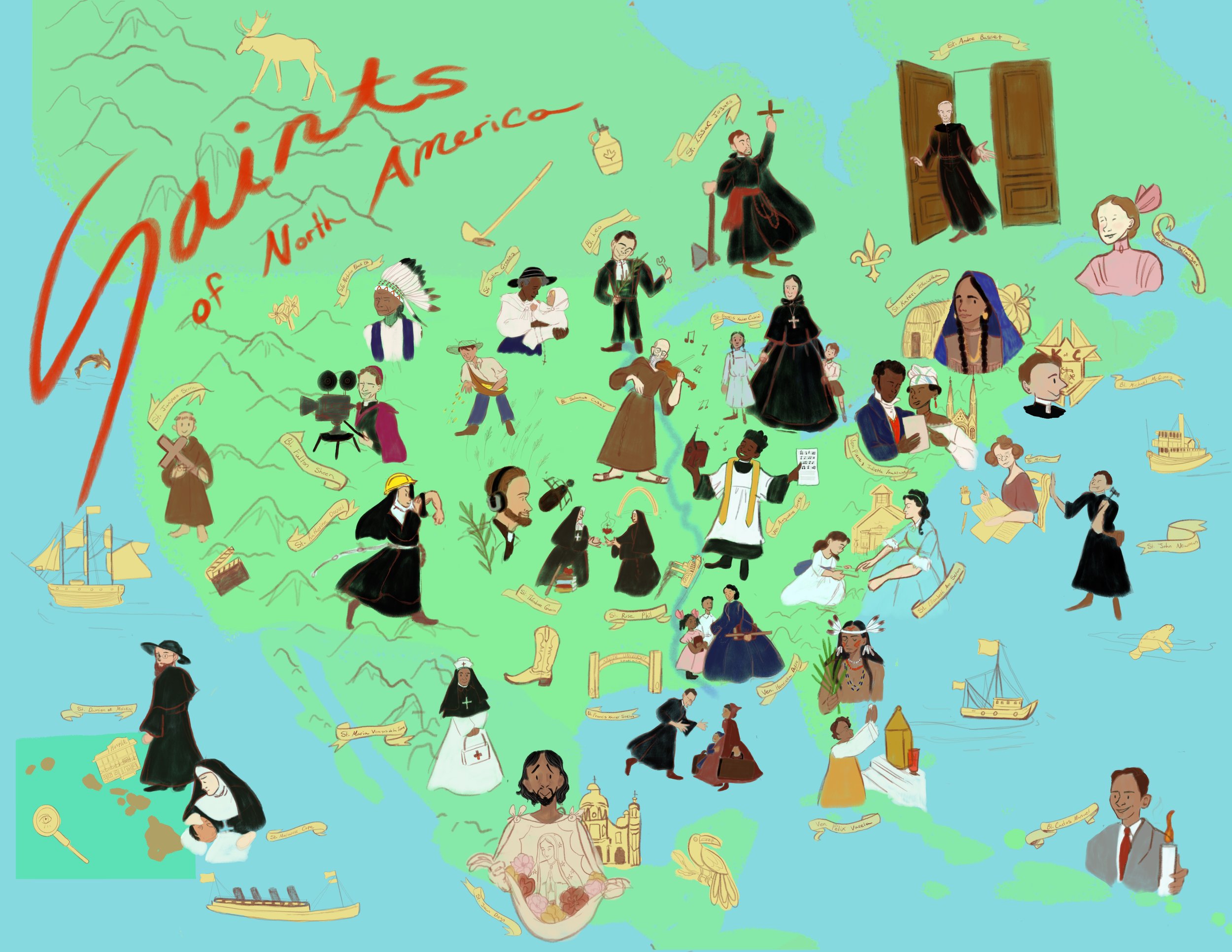 Saints of North America