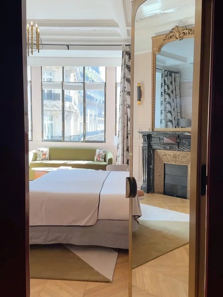 Classic Parisian architecture meets unapologetic maximalism at @hotelgrandpowers ! What a wonderful stay in this lovely city. 

The service is what truly stood out at this hotel. The 24-hour concierge is available via WhatsApp and is excellent with r