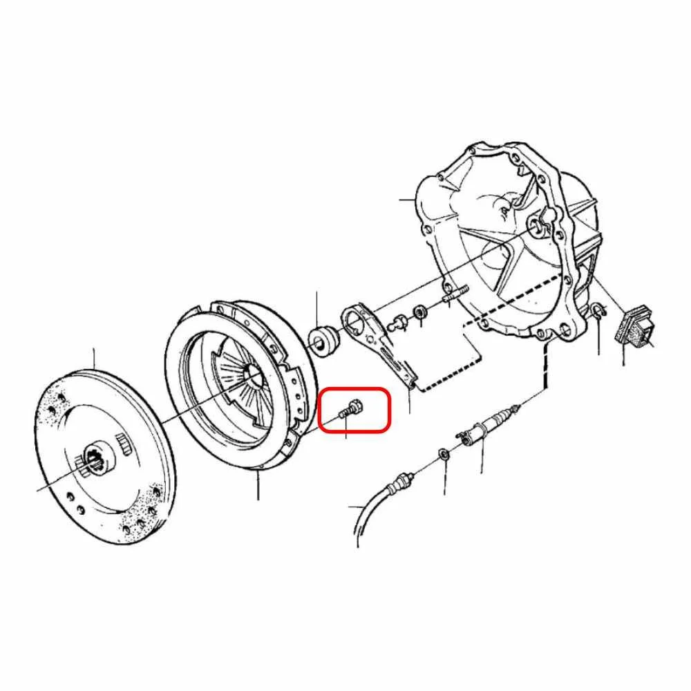 Fixings/Bolt Set - Clutch Cover (12.9 Grade)