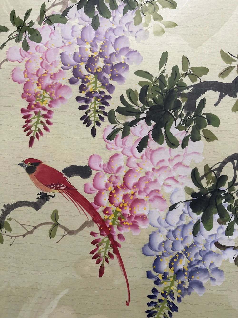 吉祥鸟 Fortunate comes — Chinese painting and calligraphy