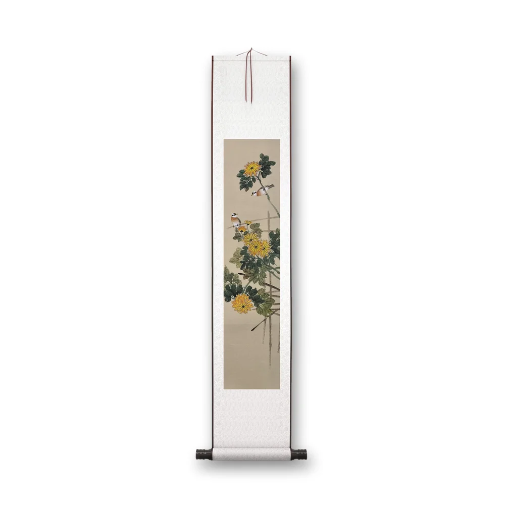 梅兰竹菊 The Four Gentlemen of Plum, Orchid, Bamboo, and