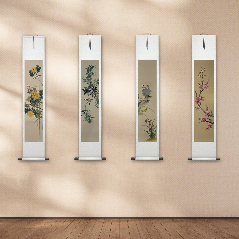中国の切手付き布本 箱入り 梅蘭竹菊　four gentlemen 中国の切手付き布本 箱入り 梅蘭竹菊 four gentlemen - メルカリ