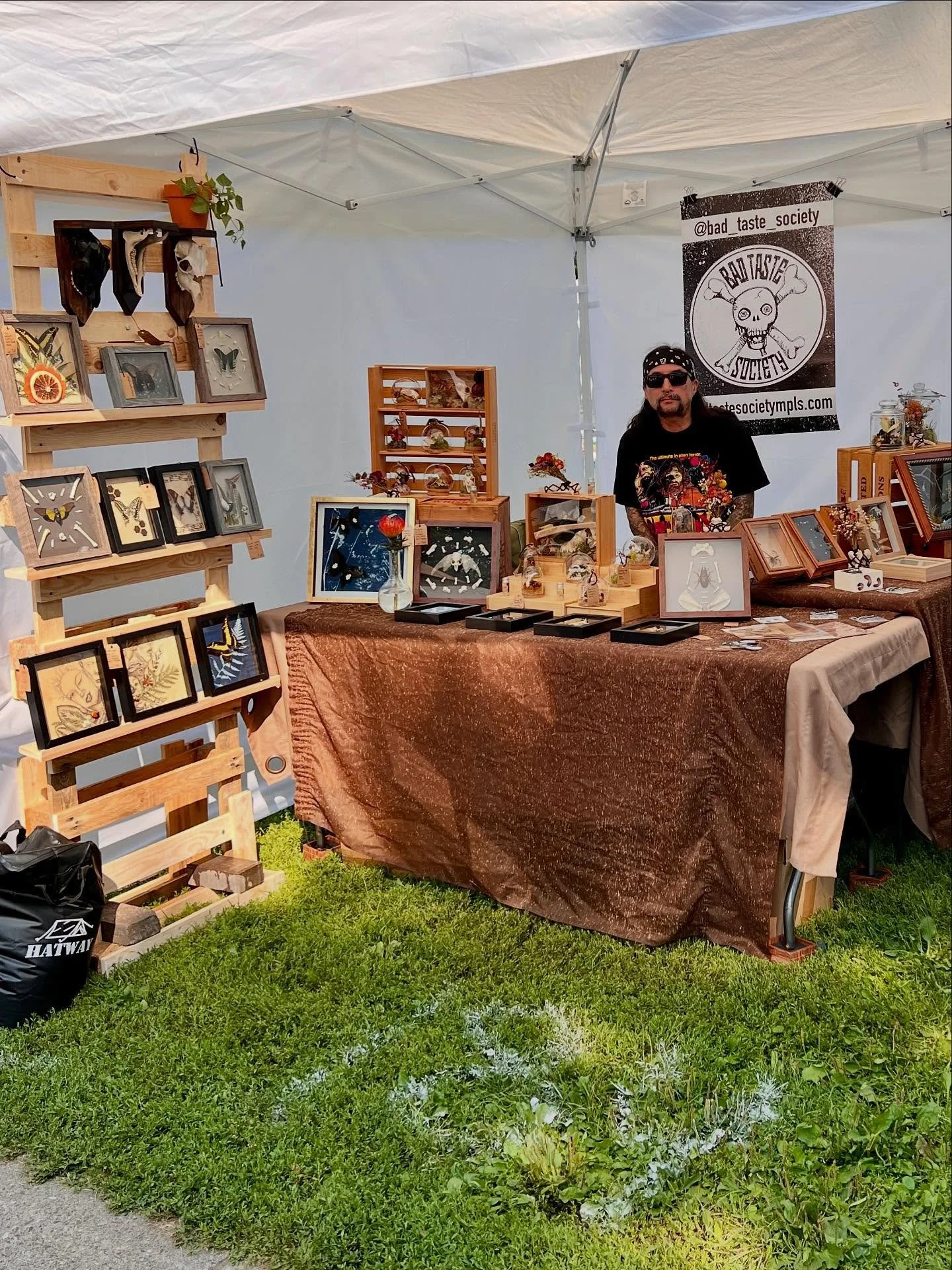We&rsquo;re out here at @powderhornart until 5 today (8/2) and 10-5 tomorrow (8/3)! Come say hi and check out these new pieces we&rsquo;ve been working on!!
