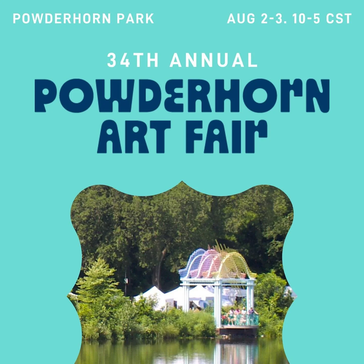 Join us at @powderhornart this weekend!!! We&rsquo;ll be at booth 184!