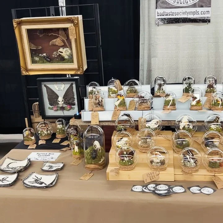 Day 2 of @worldodditiesexpo in Denver, CO! 
Let&rsquo;s GOOOOOOOOO! 
✨🖤💀🖤✨