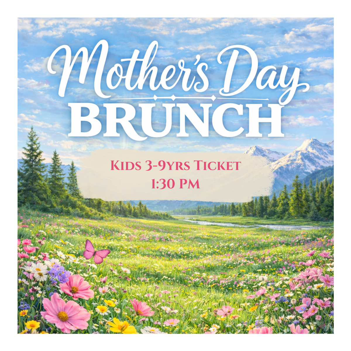 Kids 3-9yrs Ticket - 1:30PM