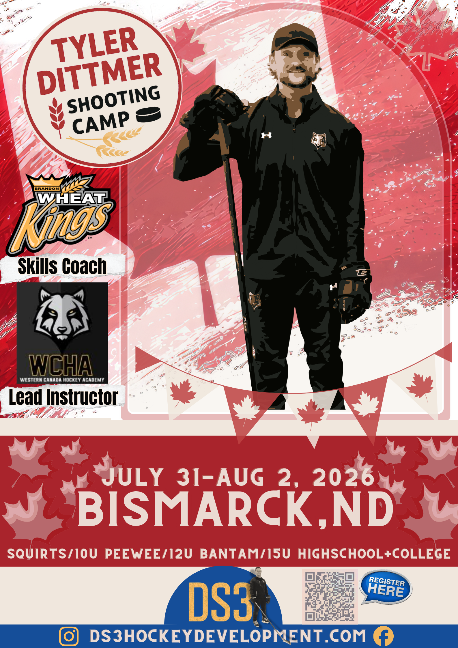TYLER DITTMER HOCKEY CAMP BISMARCK, NORTH DAKOTA DS3HOCKEYDEVELOPMENT DAVID SIMOES