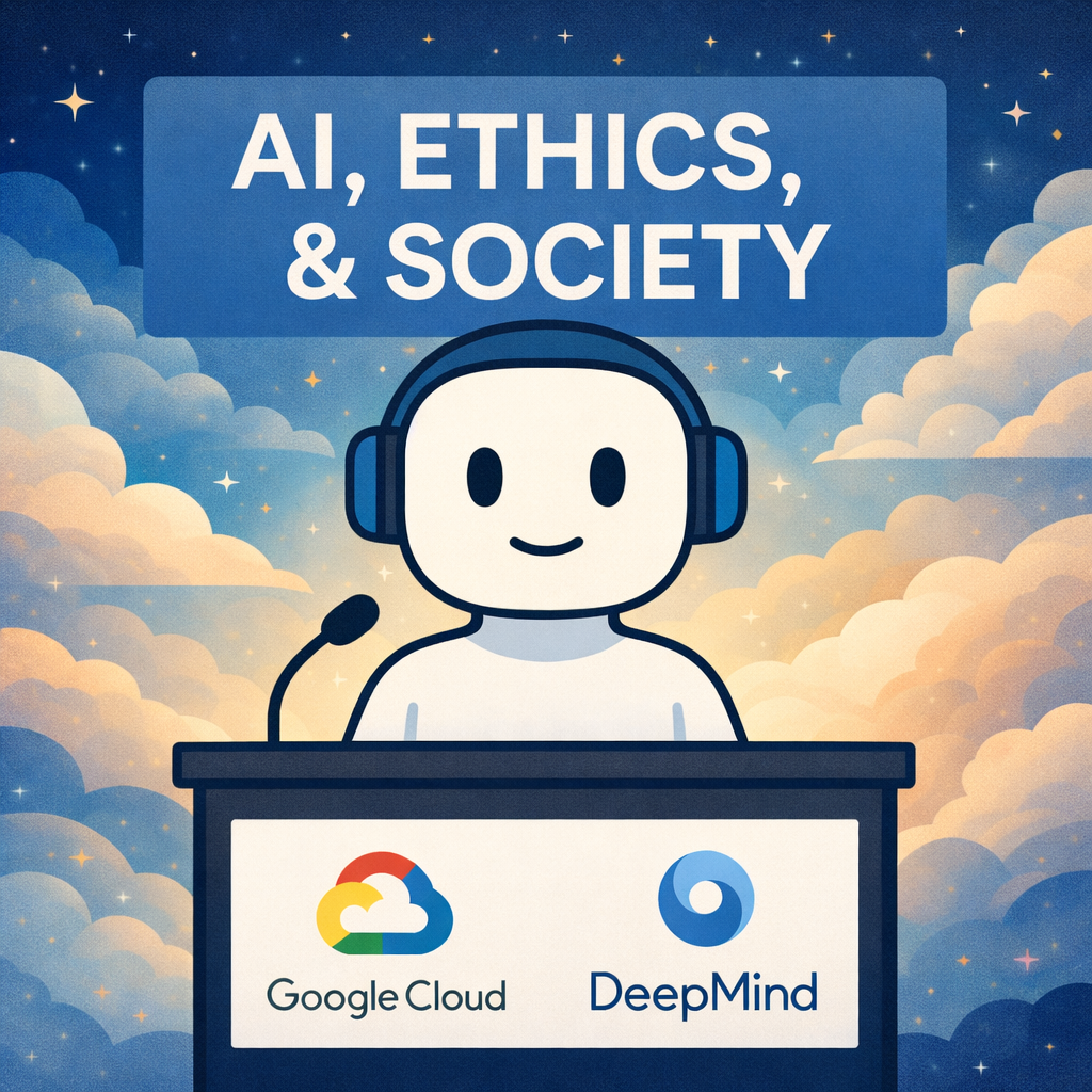 Representing Google Cloud and DeepMind at “AI, Ethics, &amp; Society”