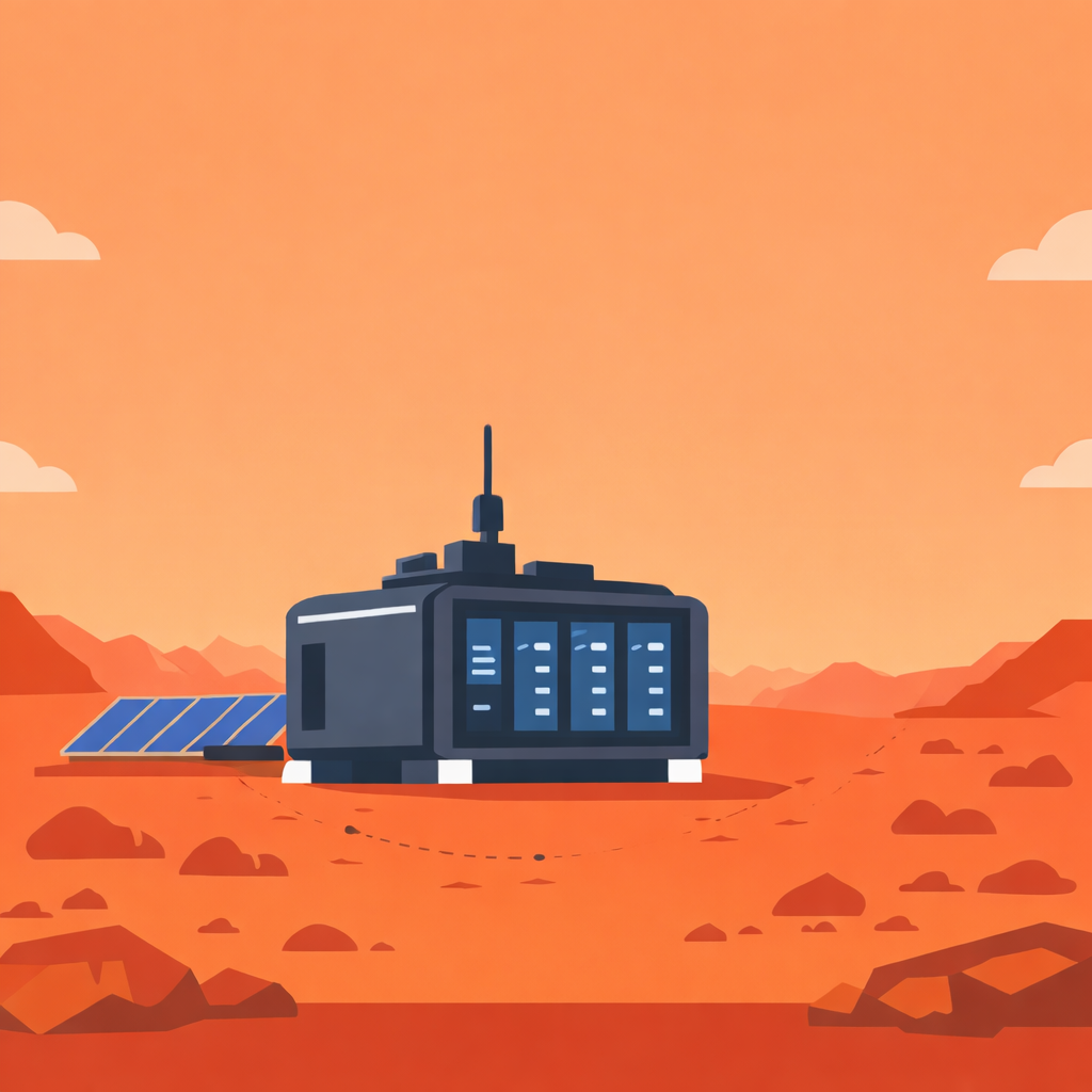 Data Centers on Mars
