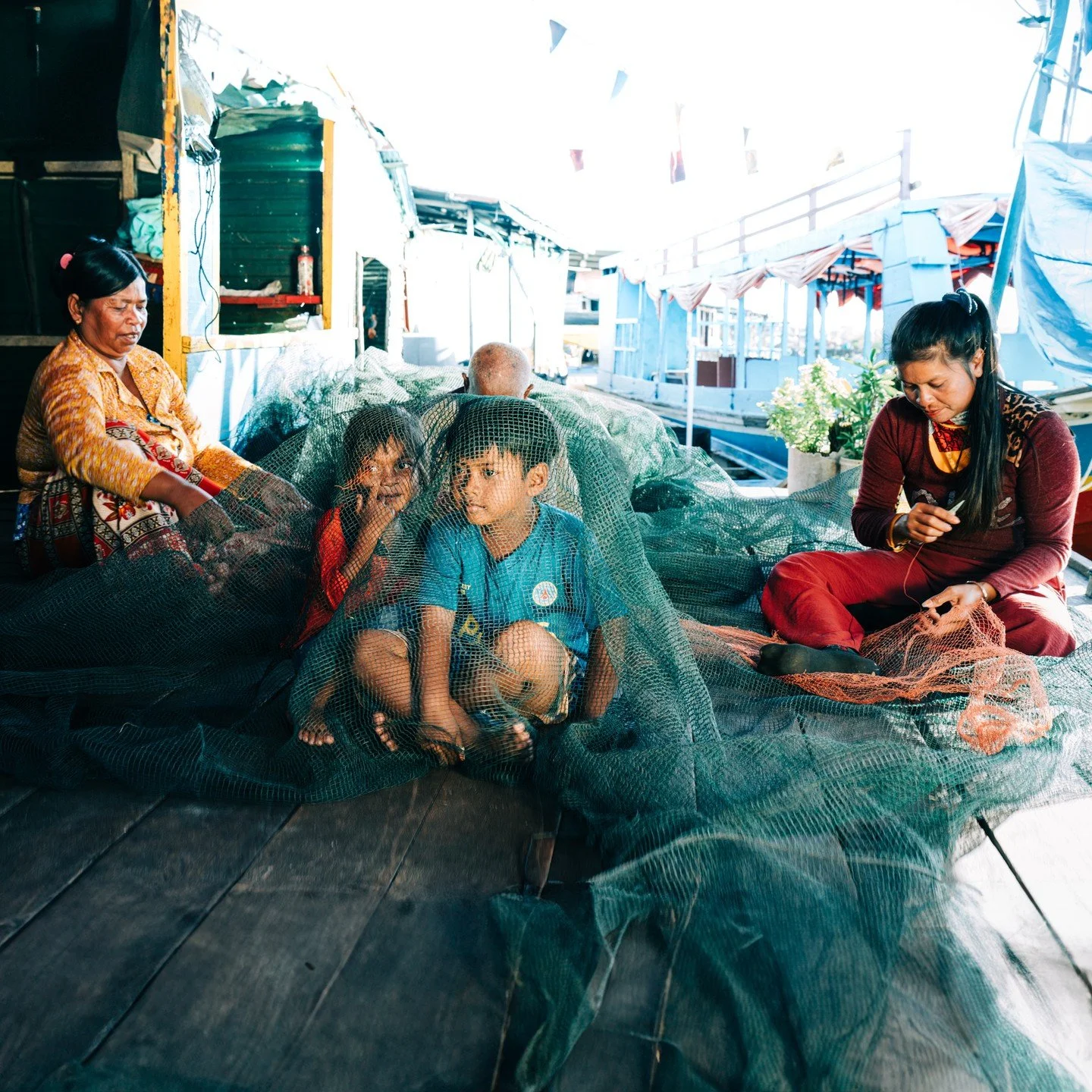 a family mending fishing nets on their floating home, part of the
Mechrey Floating City, Cambodia
Leica Q3 Traveling with @lopamudra and @photoworkshopadventures Cambodia - Nov 2023
#travelphotography
#travelgram
#wanderlust
#traveldiaries
#traveladd