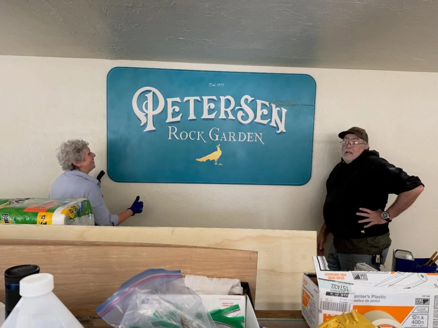 We finally got our sign up in the museum! Thank you ET!