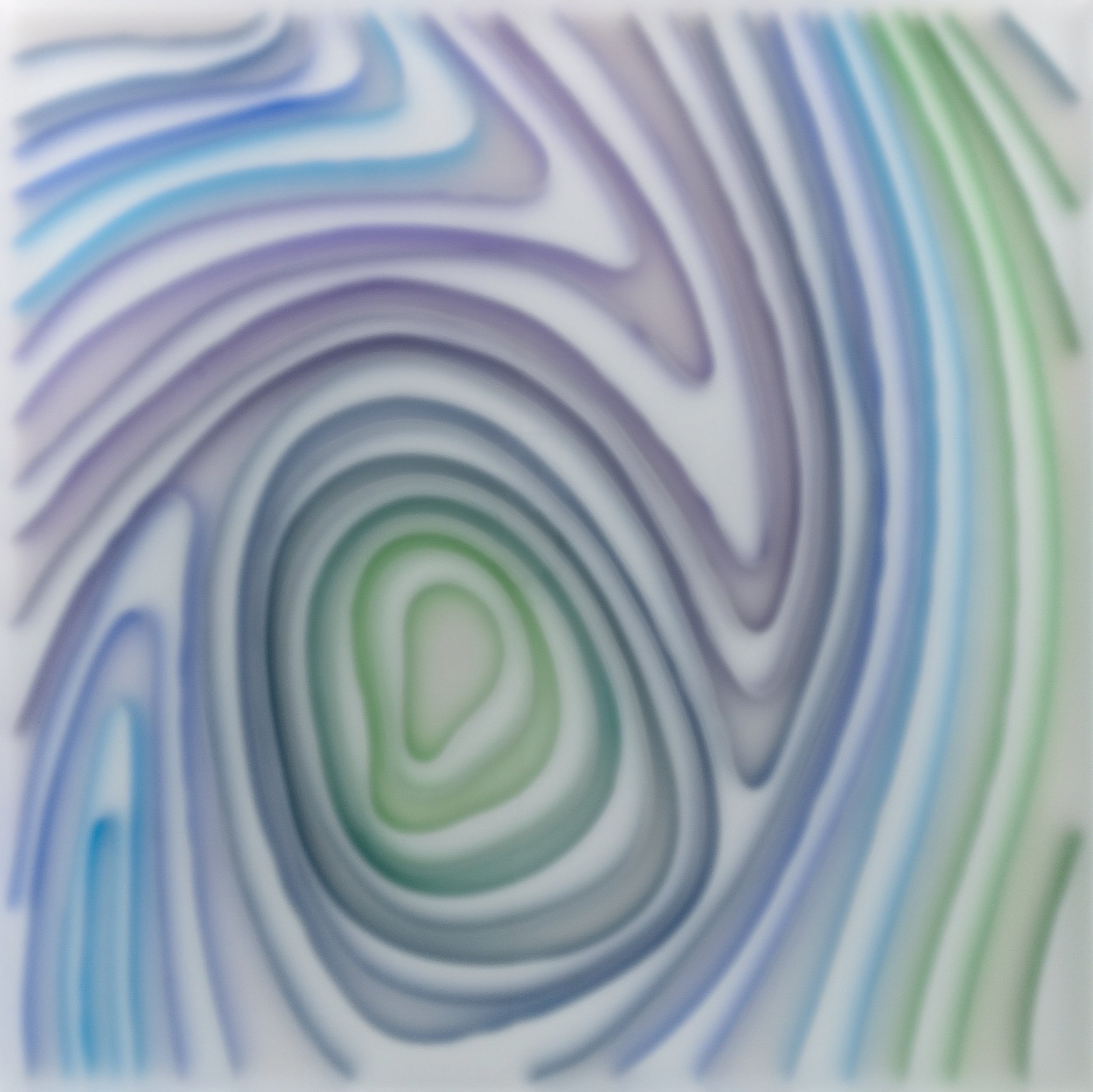 Delbar Azari
“Verdant” Contemporary Sculptural Wall Art in Green, Blue & Violet
2026