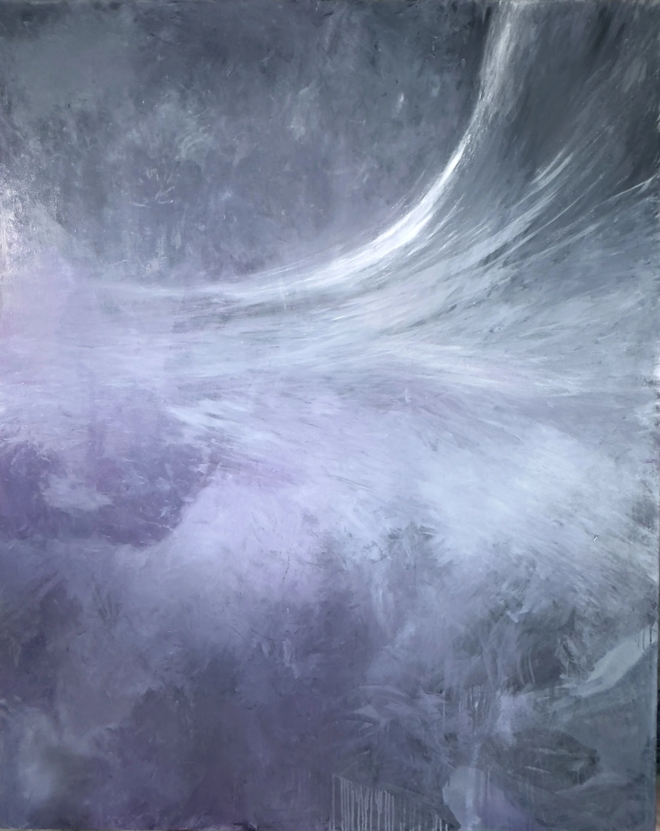 Katherine Filice
"The Energy of You" a gorgeous, energetic oil painting with soft grays and pinks
2025