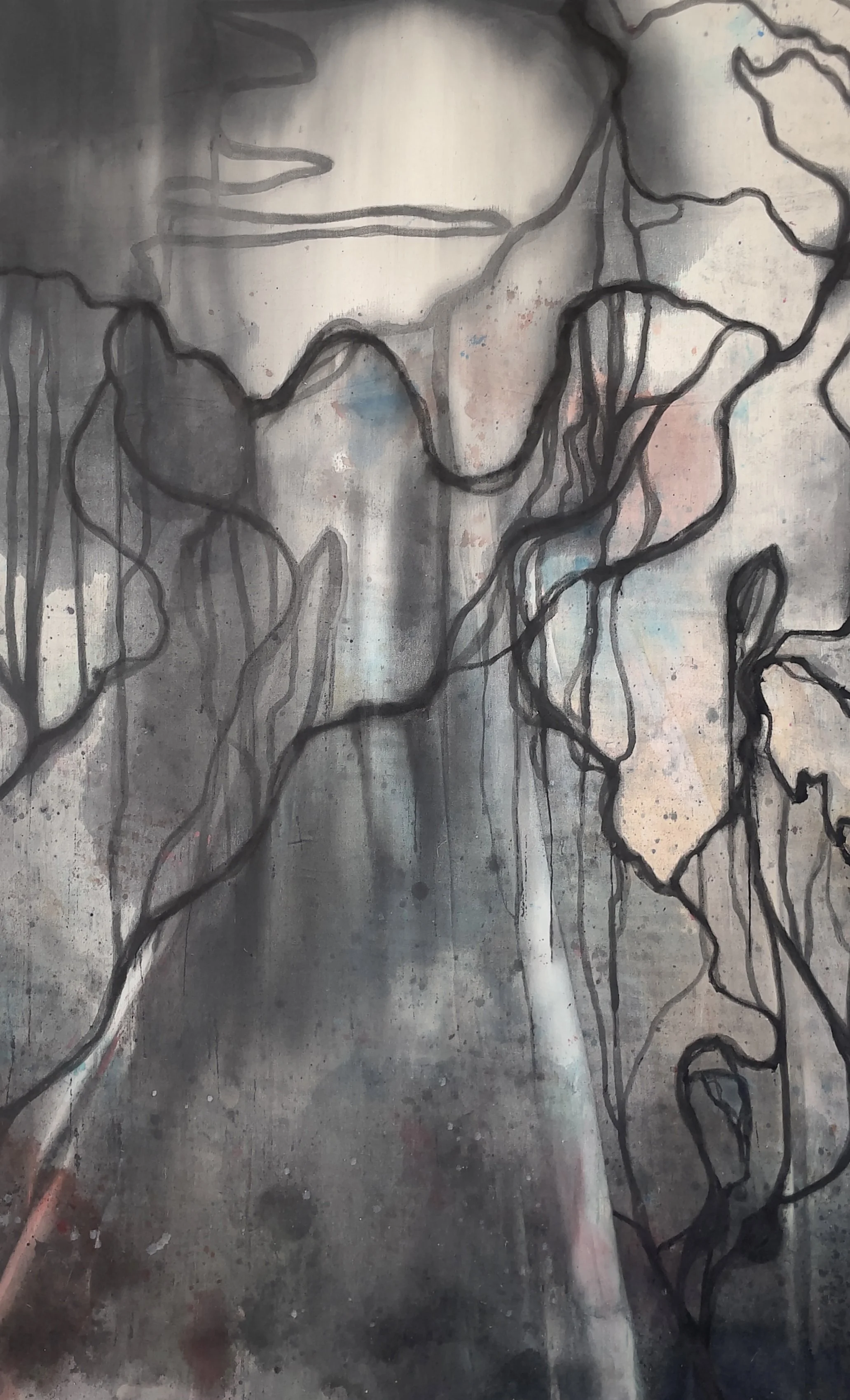 Katherine Filice
"The Edge of Heaven" Large Abstract Oil & Ink Canvas by Katherine Filice
2023