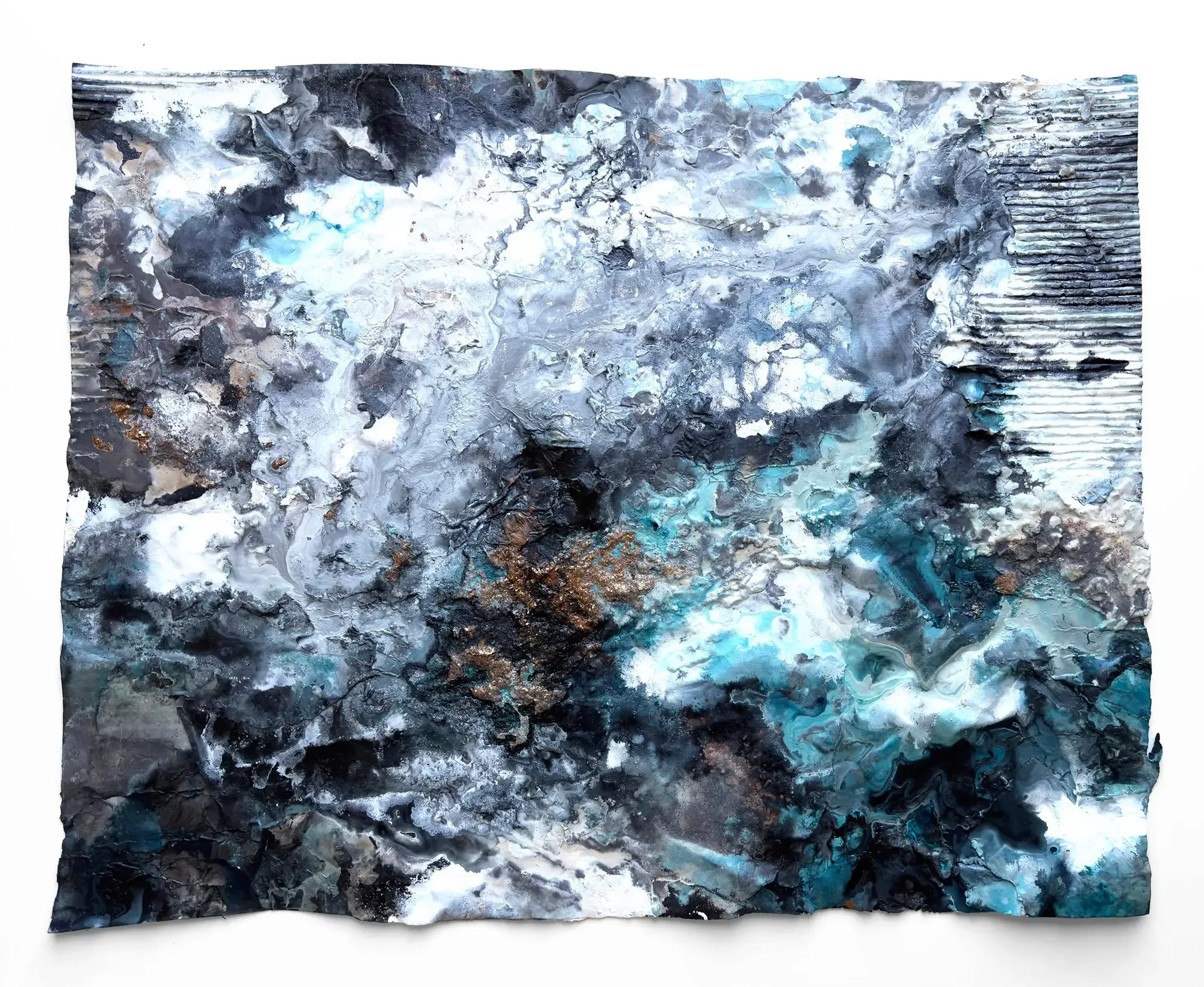 Katherine Filice
A View From The Moon (No. 4) A beautiful sky-inspired painting featuring mica.
2024