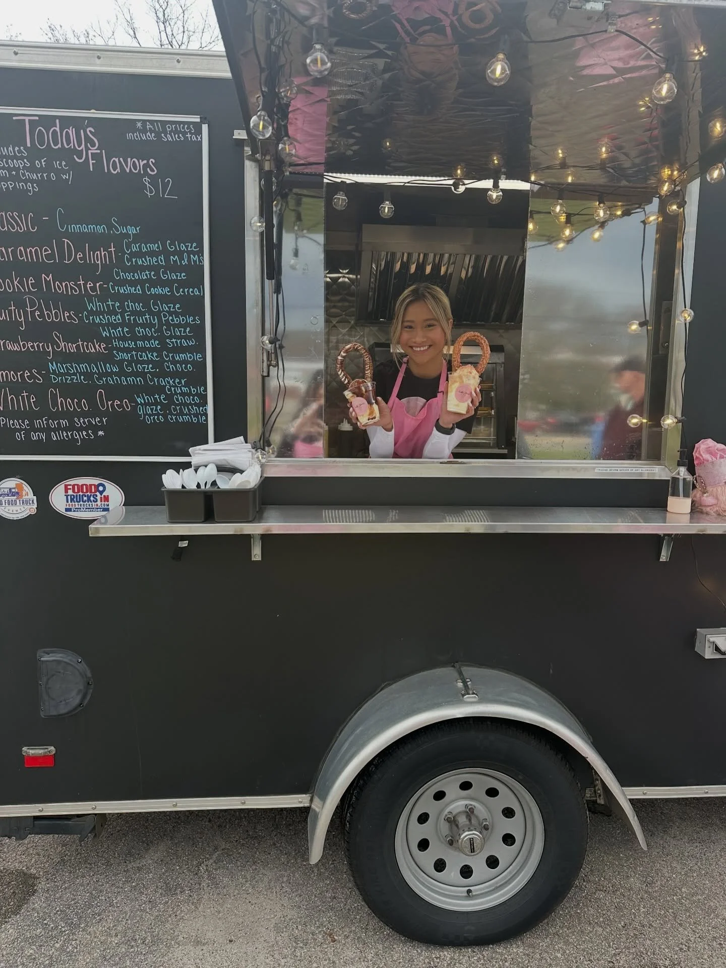 Twisted churro food truck