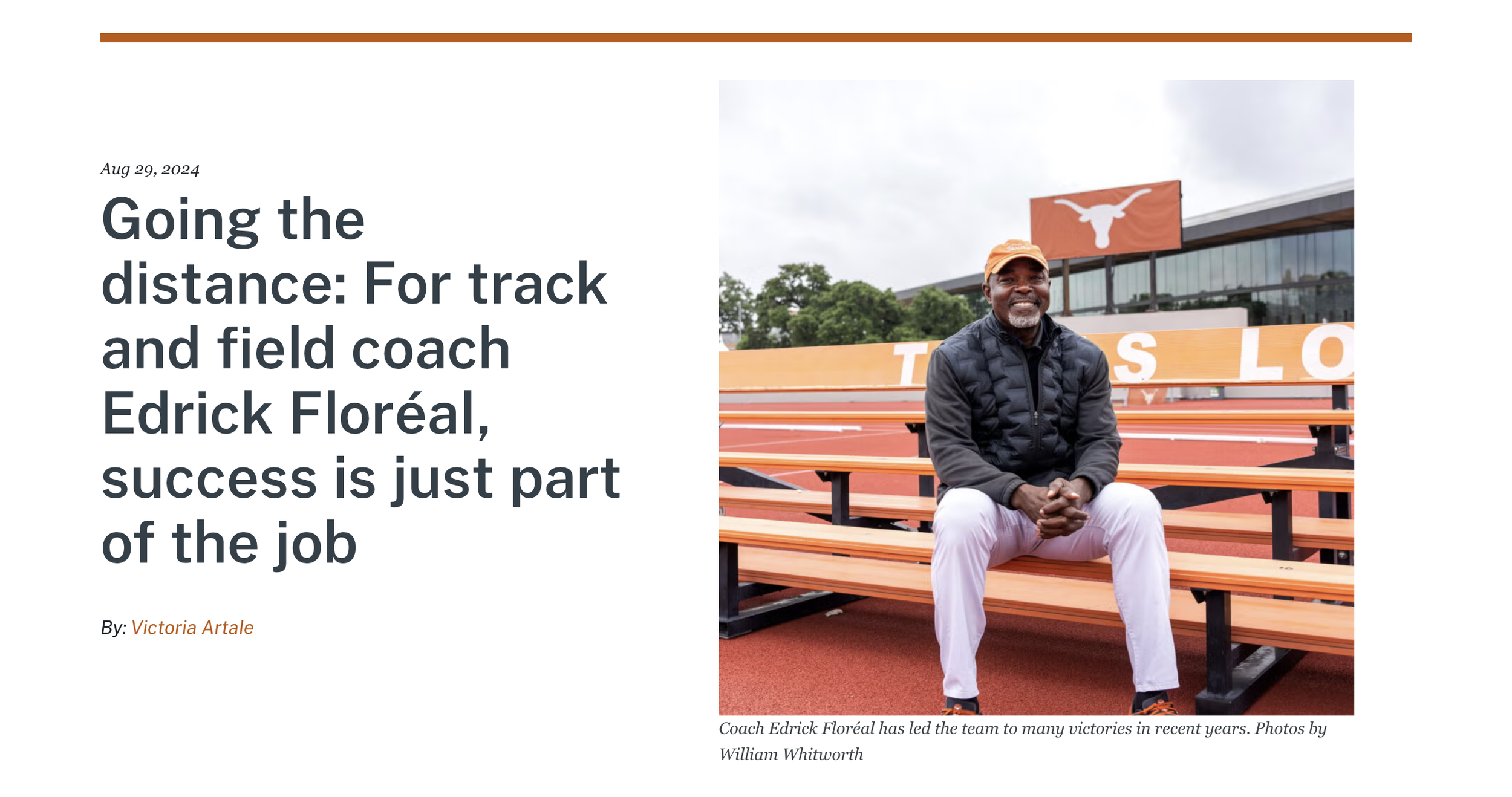 Coach Edrick Floréal