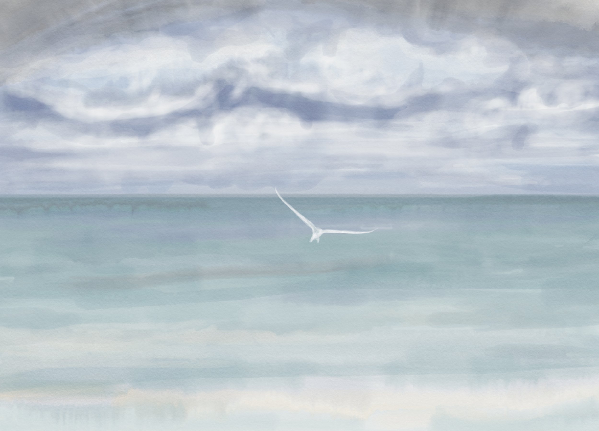 Flow2 - Ipad Painting - Giclée prints $ by size