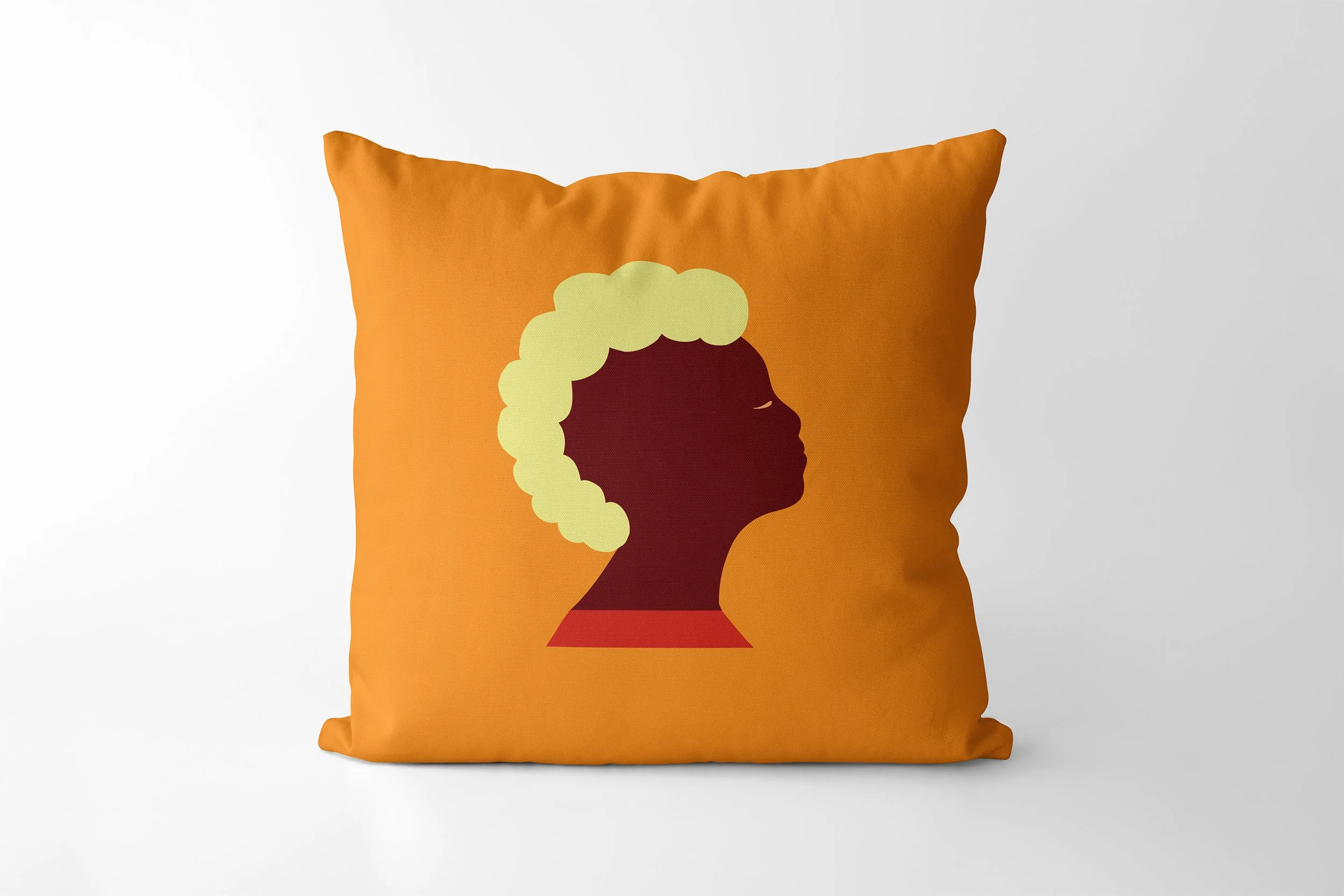 Ohemaa cushion in caramel